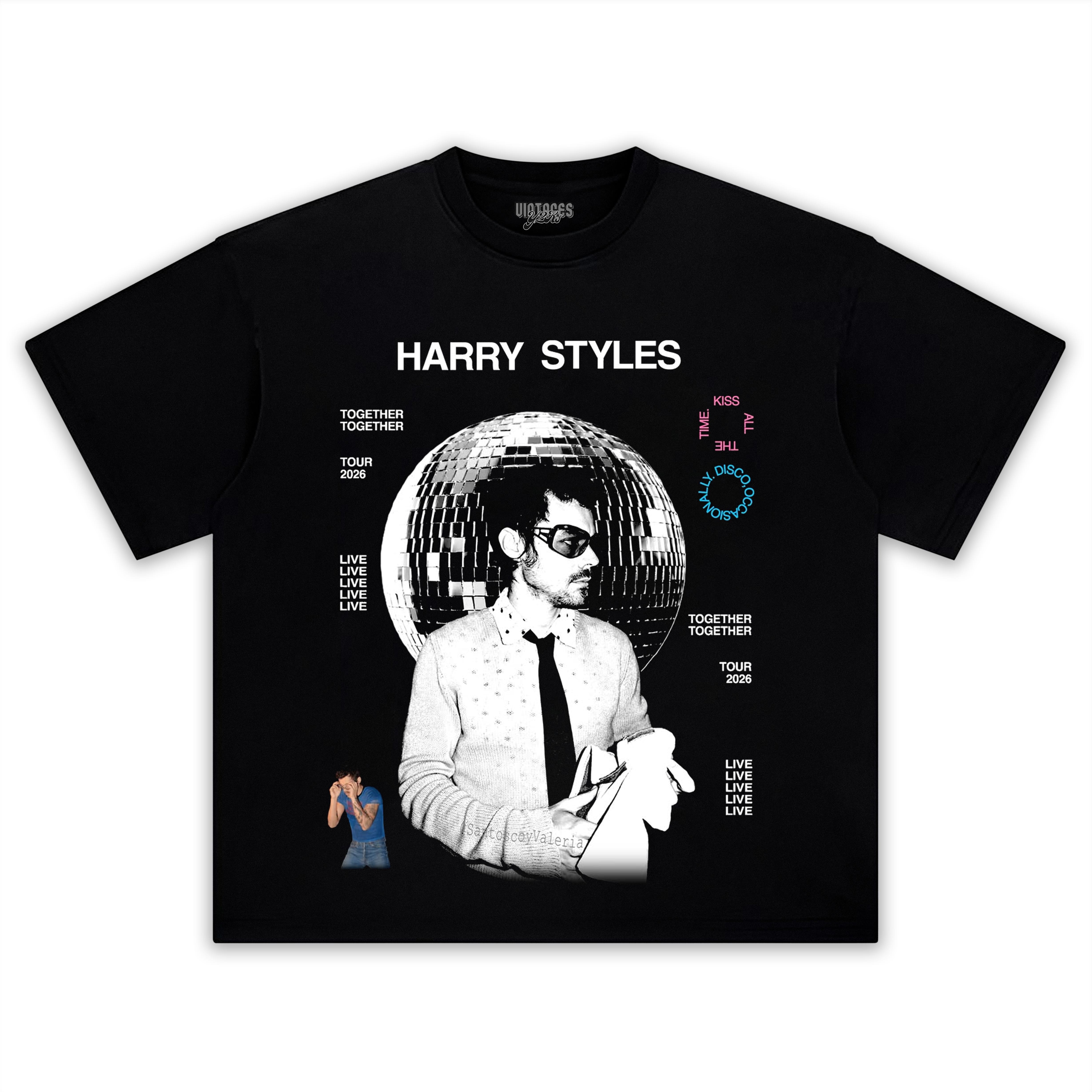 HARRY STYLES - KISS ALL THE TIME 2 TEE & LS & HOODIE