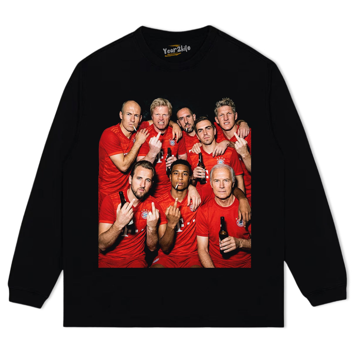 HK & MO & BECKENBAUER & ROBBEN & KAHN & RIBÉRY & LAHM & SCHWEINSTEIGER BAYERN SOCCER TANK TOP & TEE & LONG SLEEVE & LAYERED LS & HOODIE