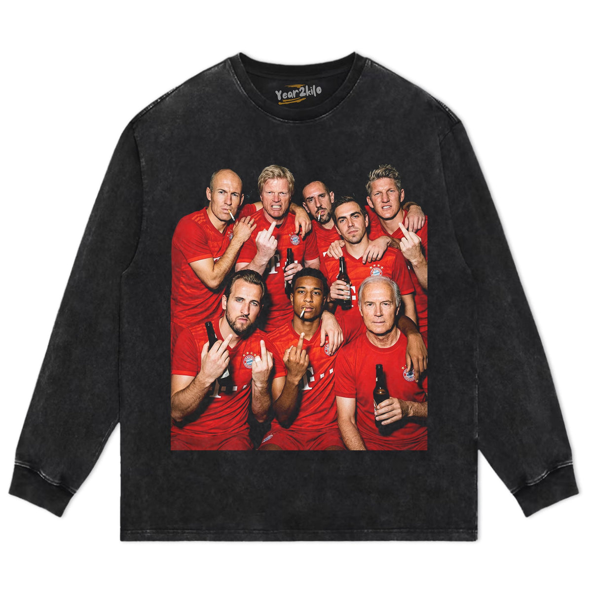 HK & MO & BECKENBAUER & ROBBEN & KAHN & RIBÉRY & LAHM & SCHWEINSTEIGER BAYERN SOCCER TANK TOP & TEE & LONG SLEEVE & LAYERED LS & HOODIE