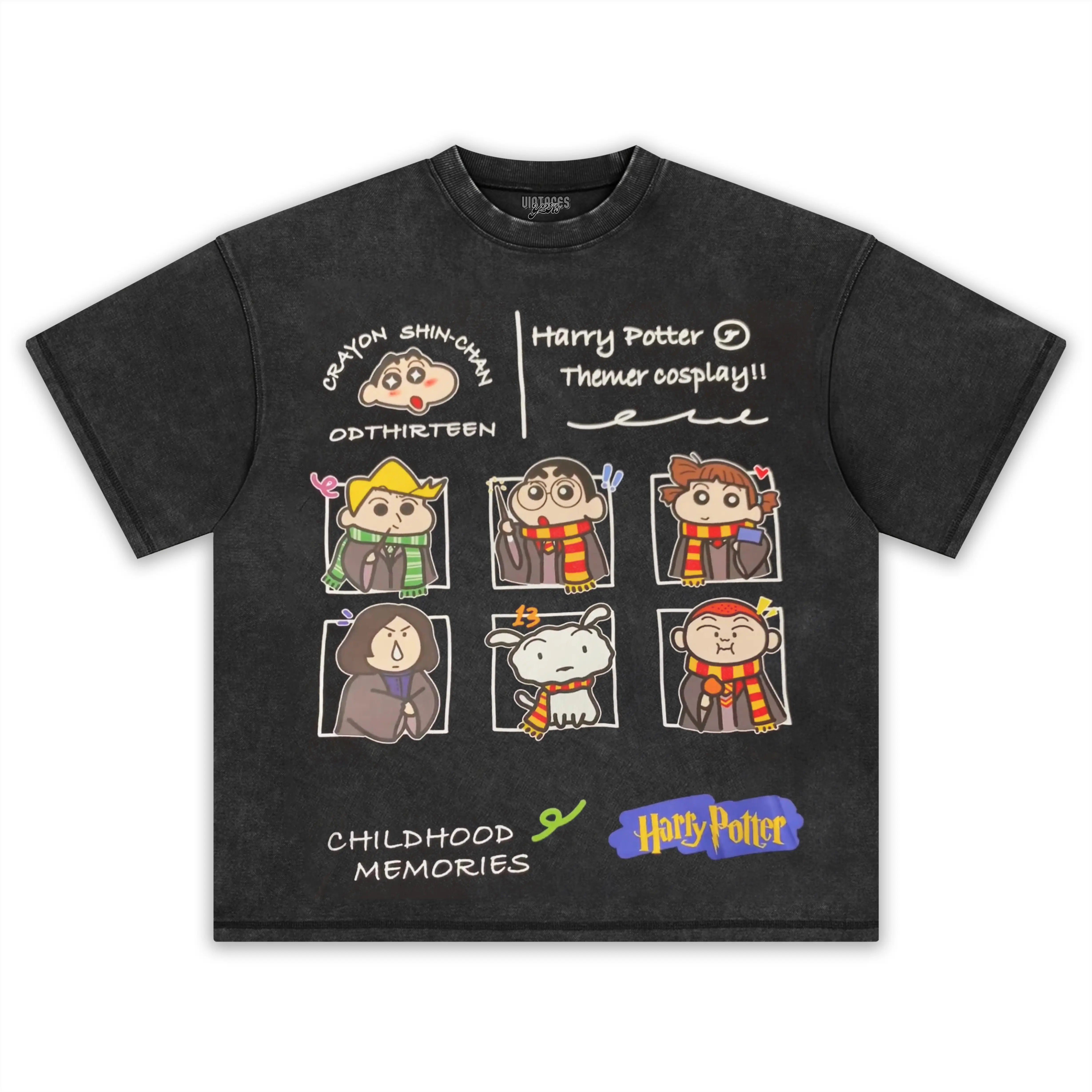 HOGWARTS MEETS SHIN CHAN 2 TEE