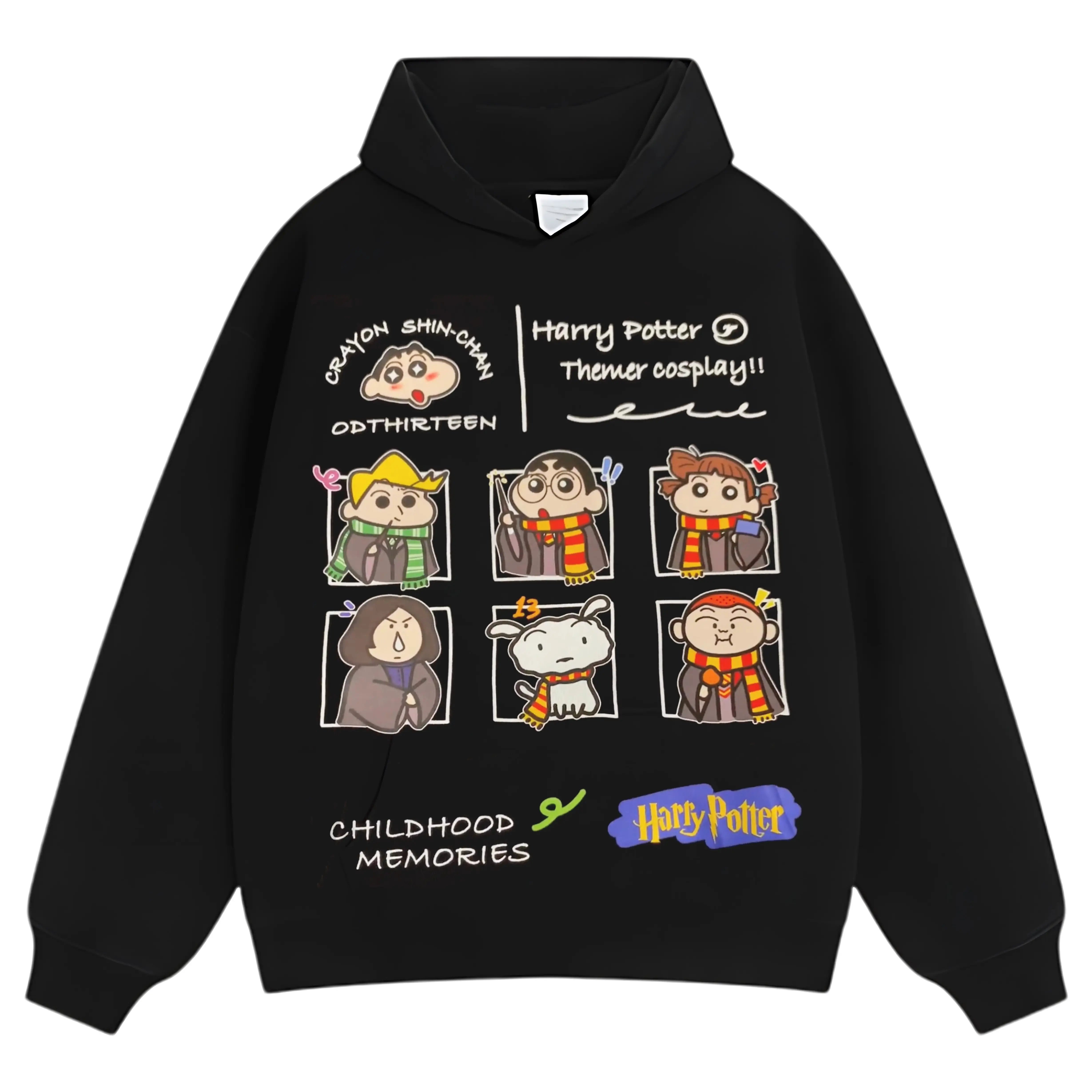 HOGWARTS MEETS SHIN CHAN 2 TEE