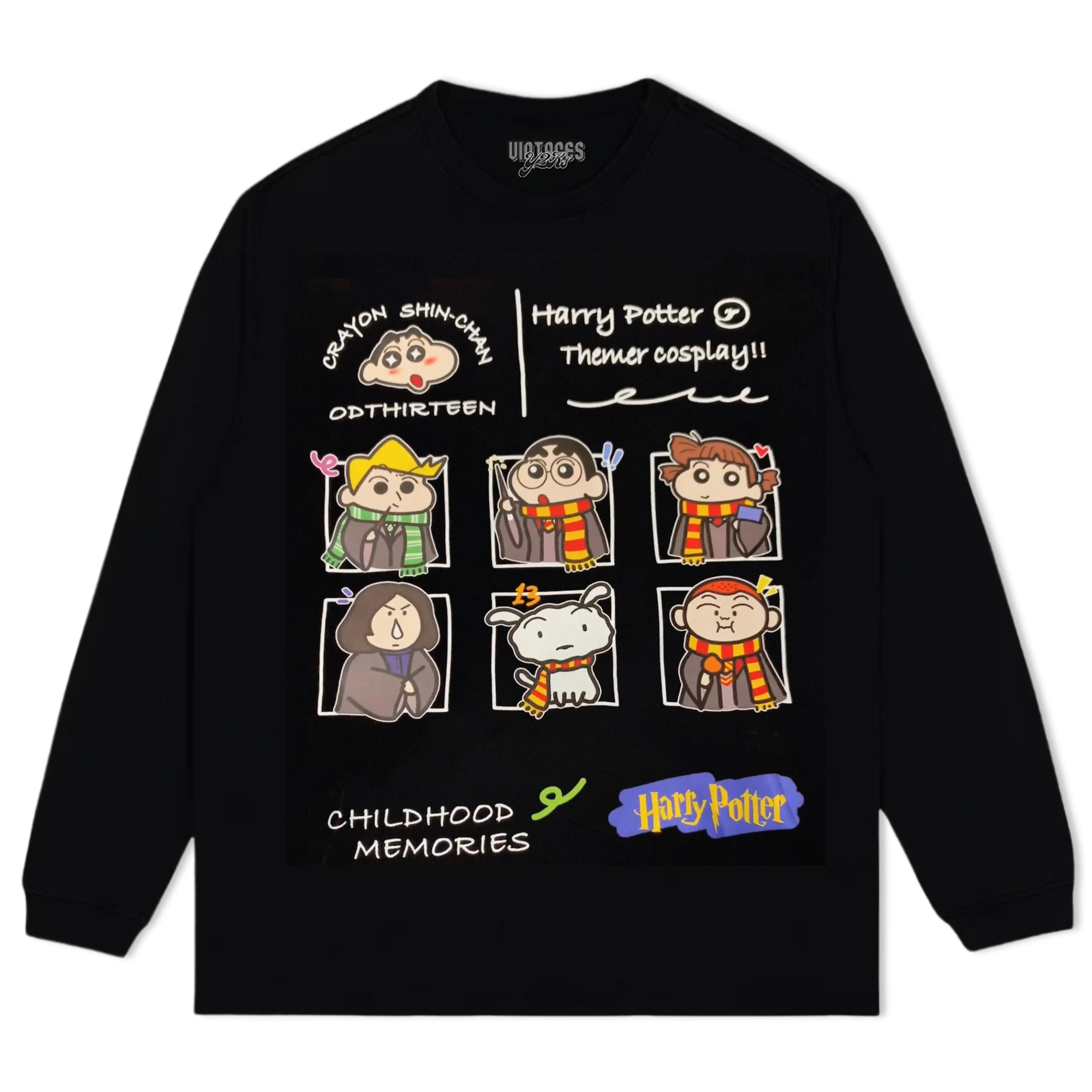HOGWARTS MEETS SHIN CHAN 2 TEE