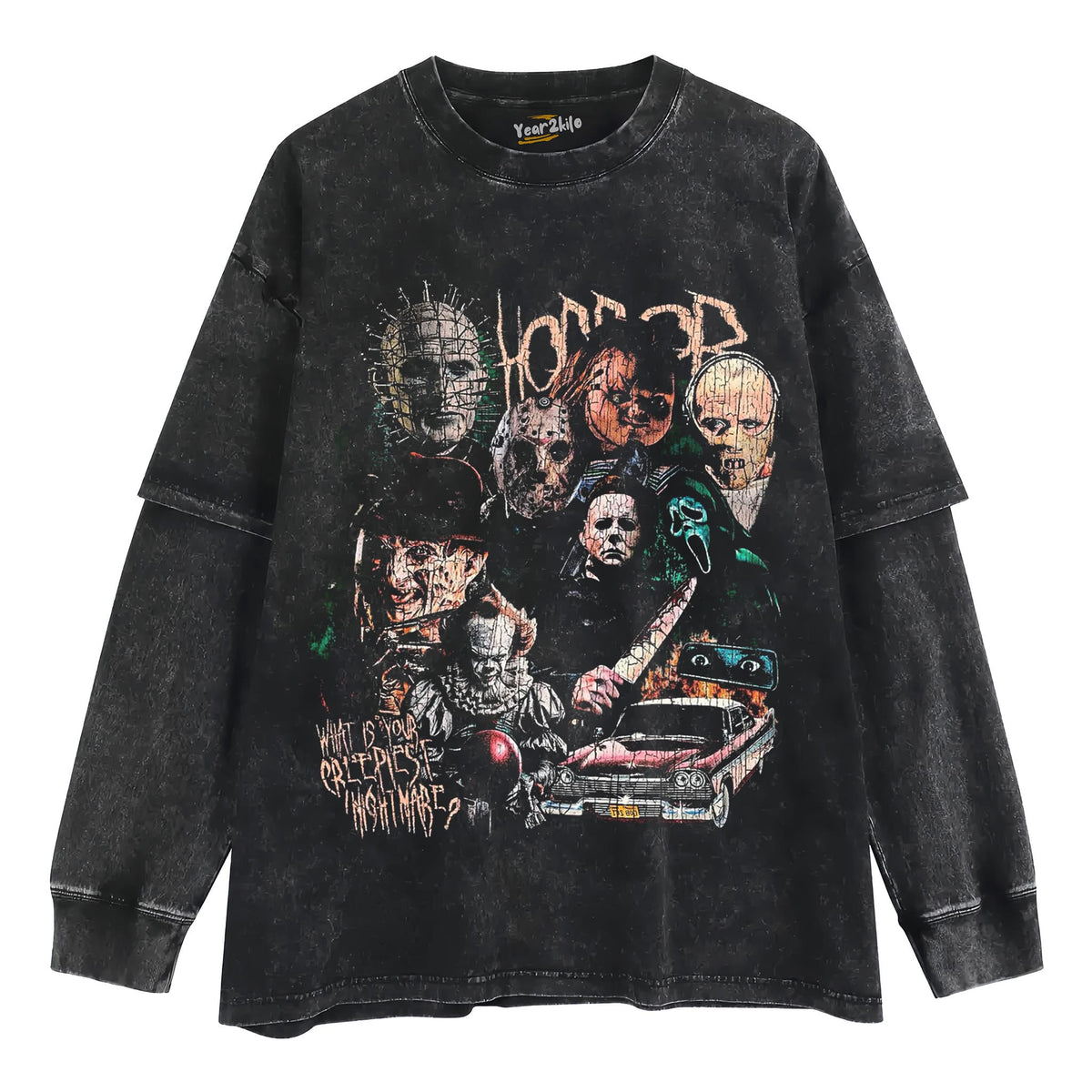 HORROR MOVIE VILLAINS V1 TANK TOP & TEE & LONG SLEEVE & LAYERED LS & HOODIE