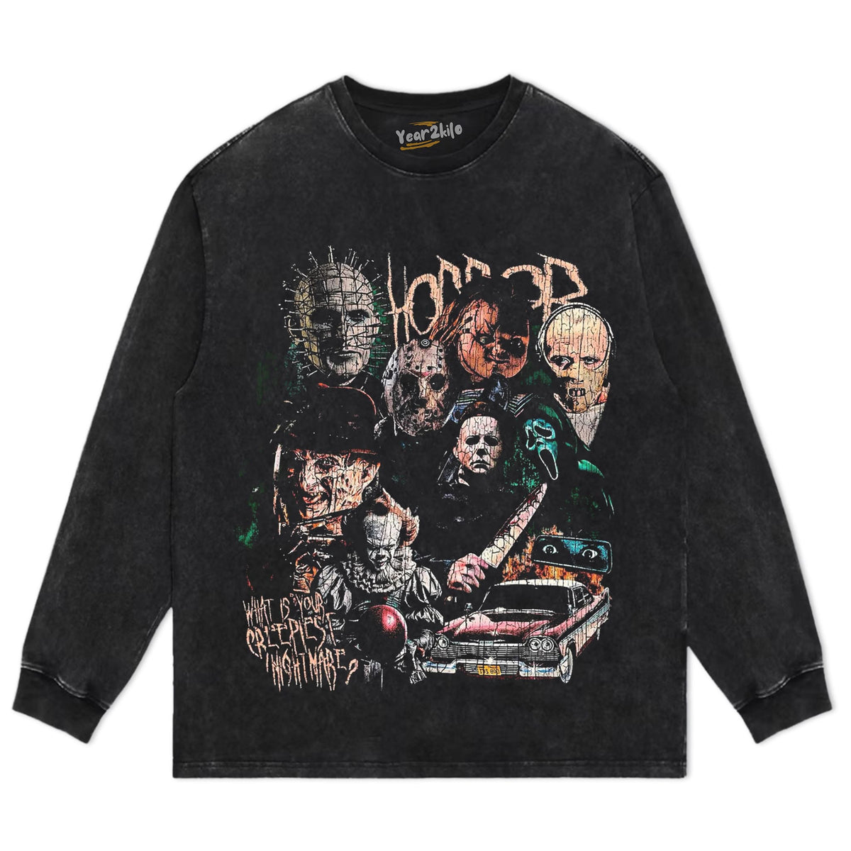 HORROR MOVIE VILLAINS V1 TANK TOP & TEE & LONG SLEEVE & LAYERED LS & HOODIE