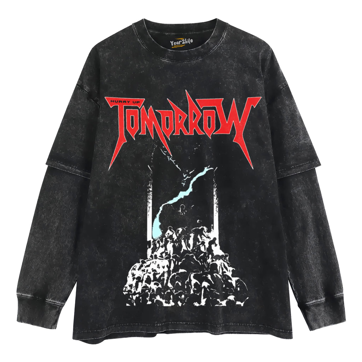 HURRY UP TOMORROW THE WEEKND ALBUM ROCK METAL TANK TOP & TEE & LONG SLEEVE & LAYERED LS & HOODIE