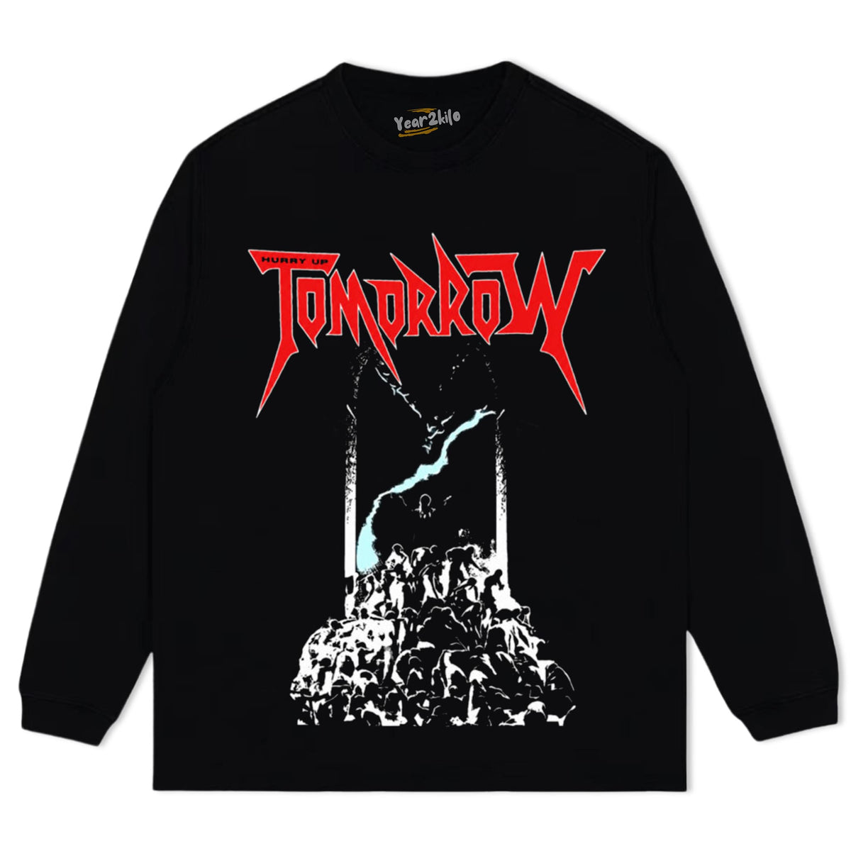 HURRY UP TOMORROW THE WEEKND ALBUM ROCK METAL TANK TOP & TEE & LONG SLEEVE & LAYERED LS & HOODIE