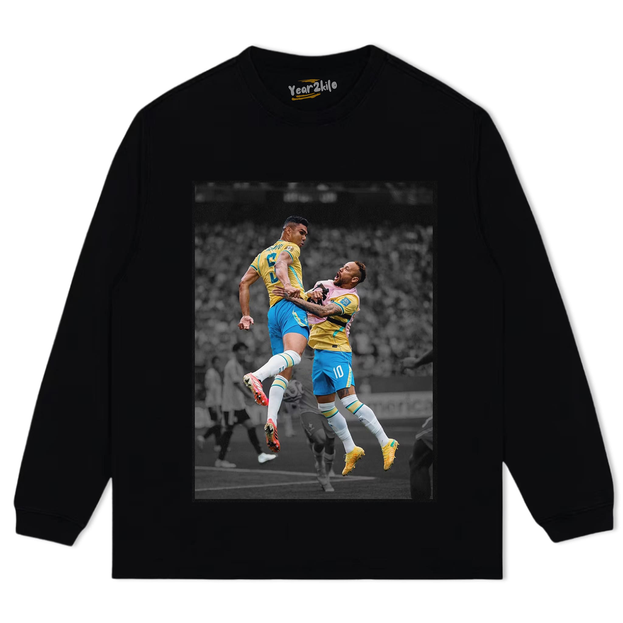 ICONIC BRAZIL NATIONAL TEAM MOMENT TANK TOP & TEE & LONG SLEEVE & LAYERED LS & HOODIE