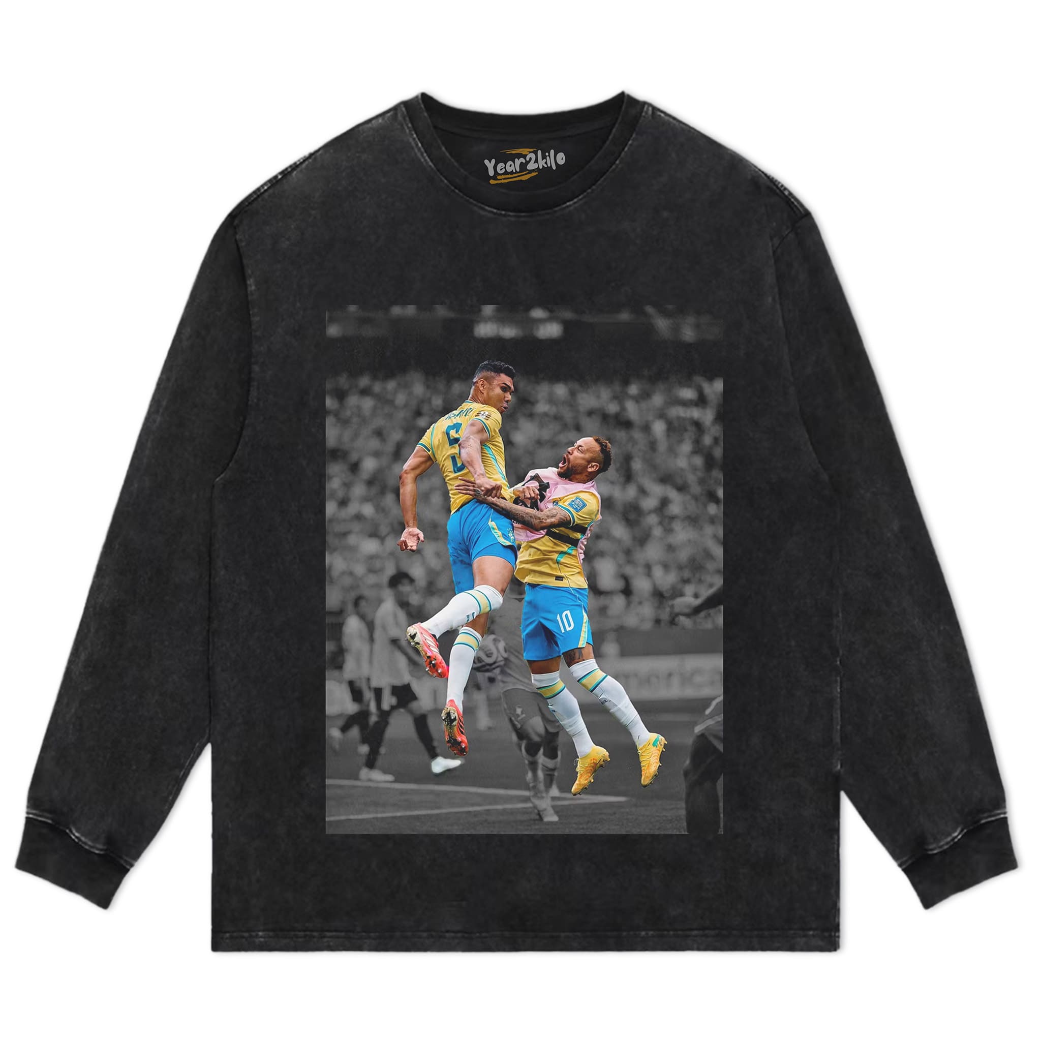 ICONIC BRAZIL NATIONAL TEAM MOMENT TANK TOP & TEE & LONG SLEEVE & LAYERED LS & HOODIE