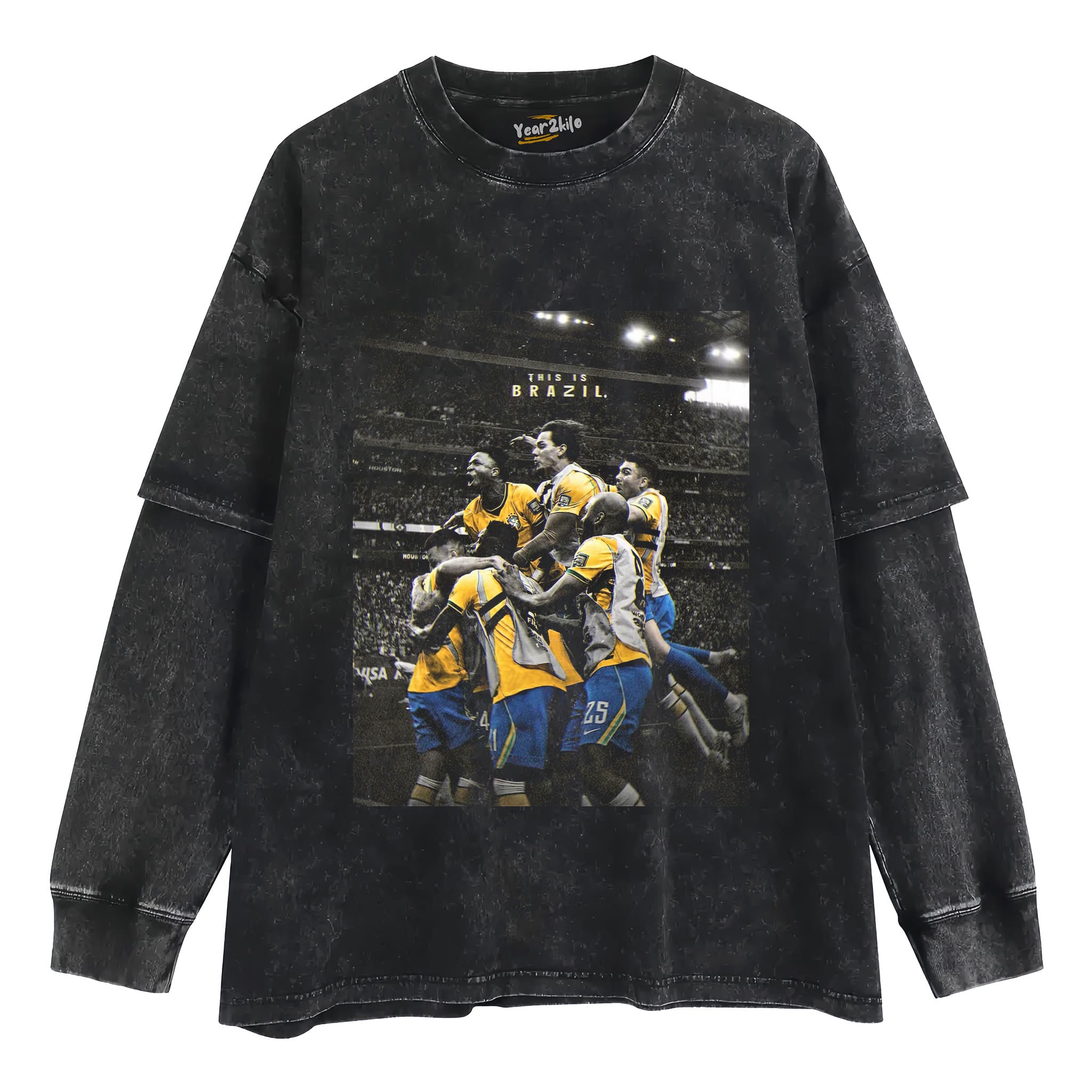 ICONIC BRAZIL NATIONAL TEAM MOMENT V2 TANK TOP & TEE & LONG SLEEVE & LAYERED LS & HOODIE