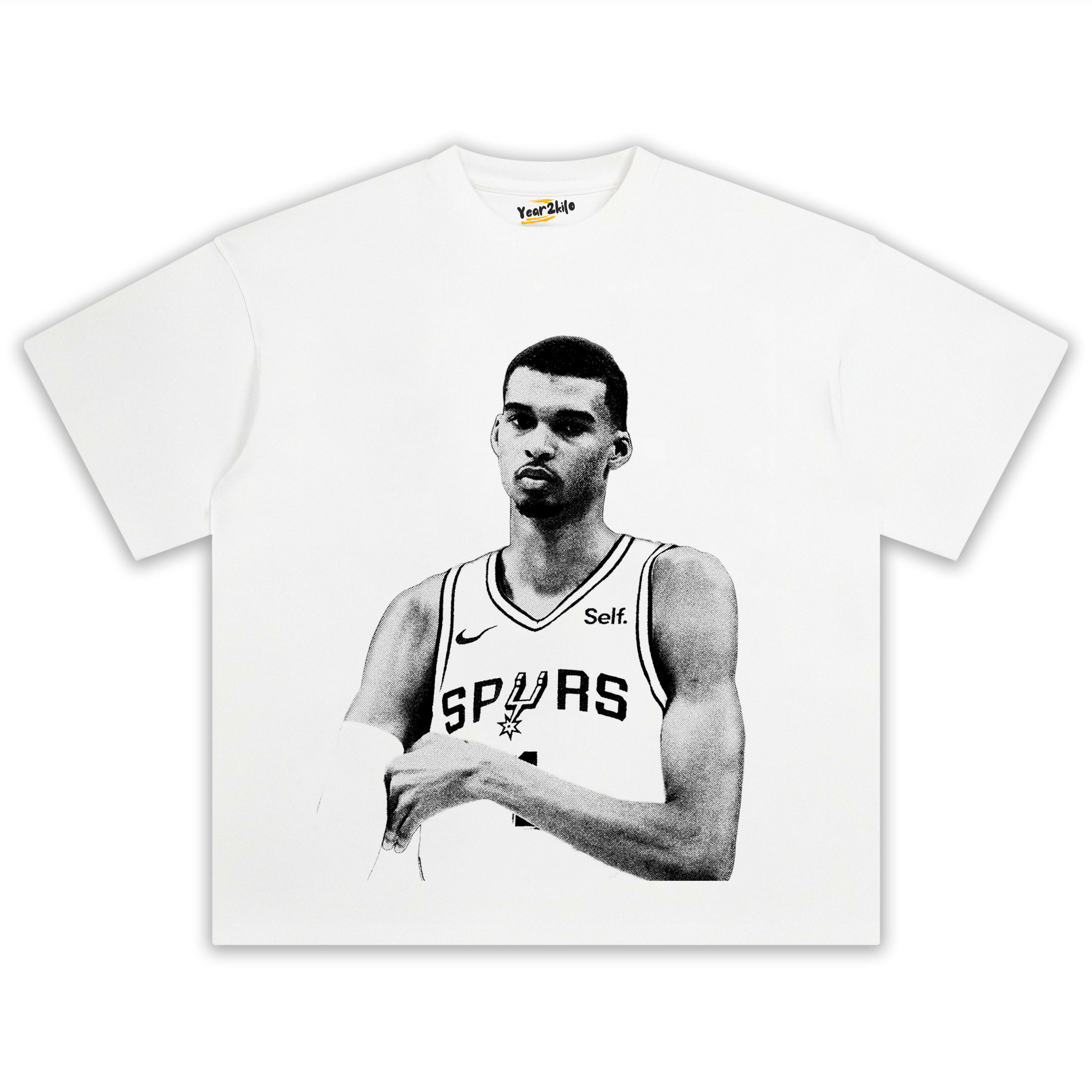 VICTOR WEMBANYAMA WHITE TEE