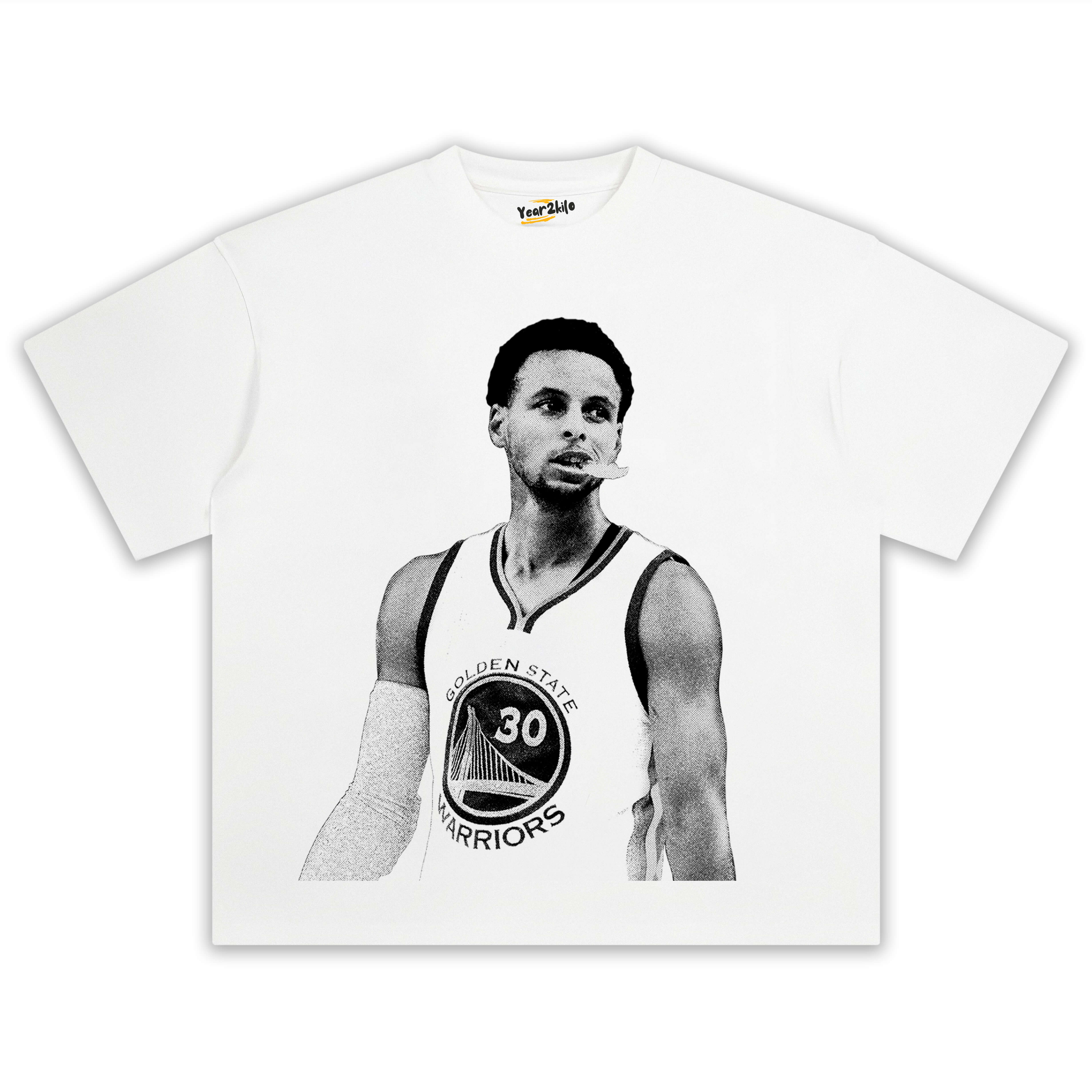 STEPHEN CURRY WHITE TEE