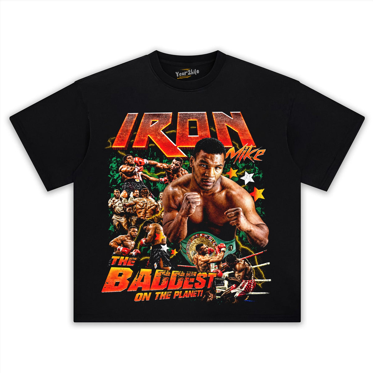 IRON MIKE TYSON BADDEST MAN TANK TOP & TEE & LONG SLEEVE & LAYERED LS & HOODIE