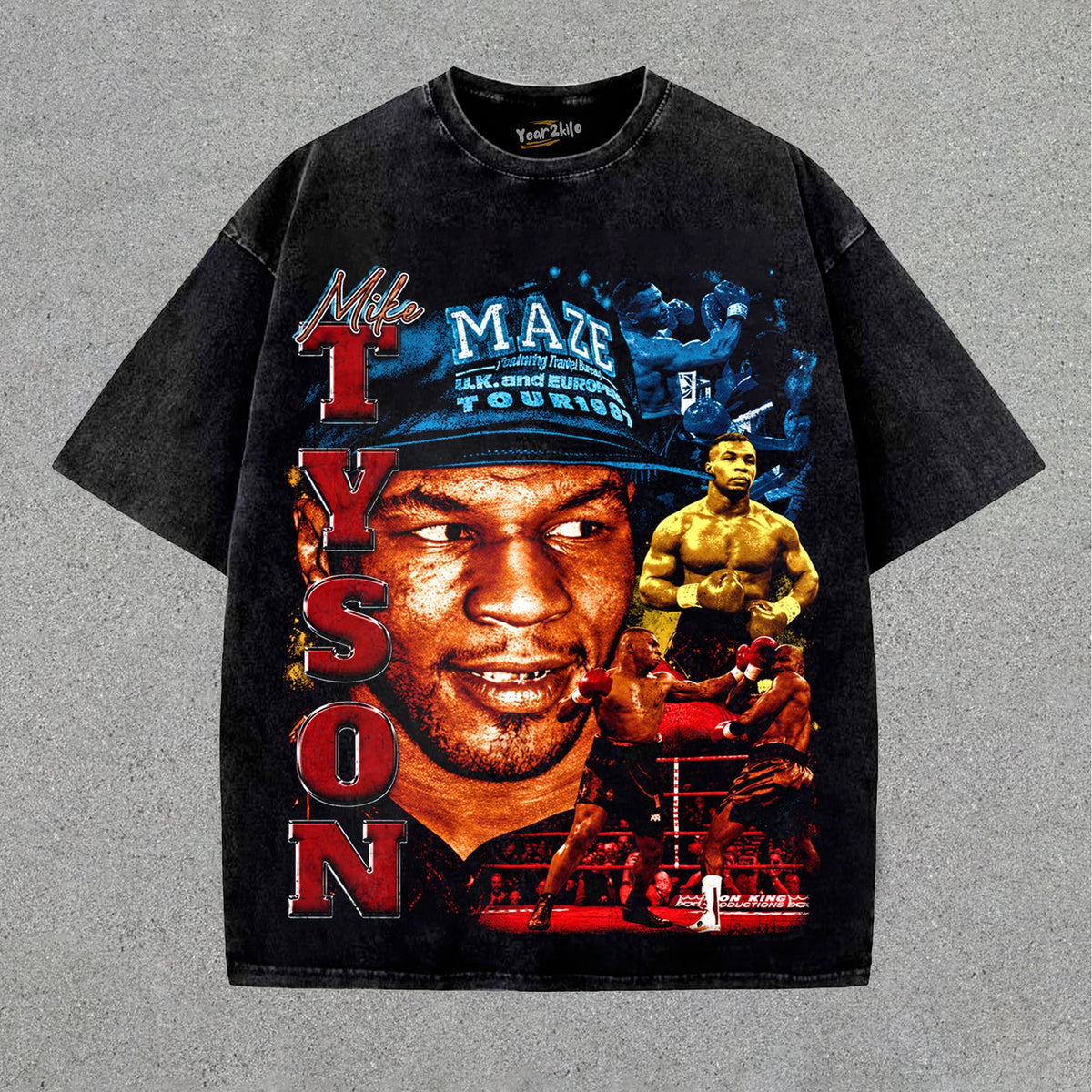 IRON MIKE TYSON BOXING LEGEND TANK TOP & TEE & LONG SLEEVE & LAYERED LS & HOODIE