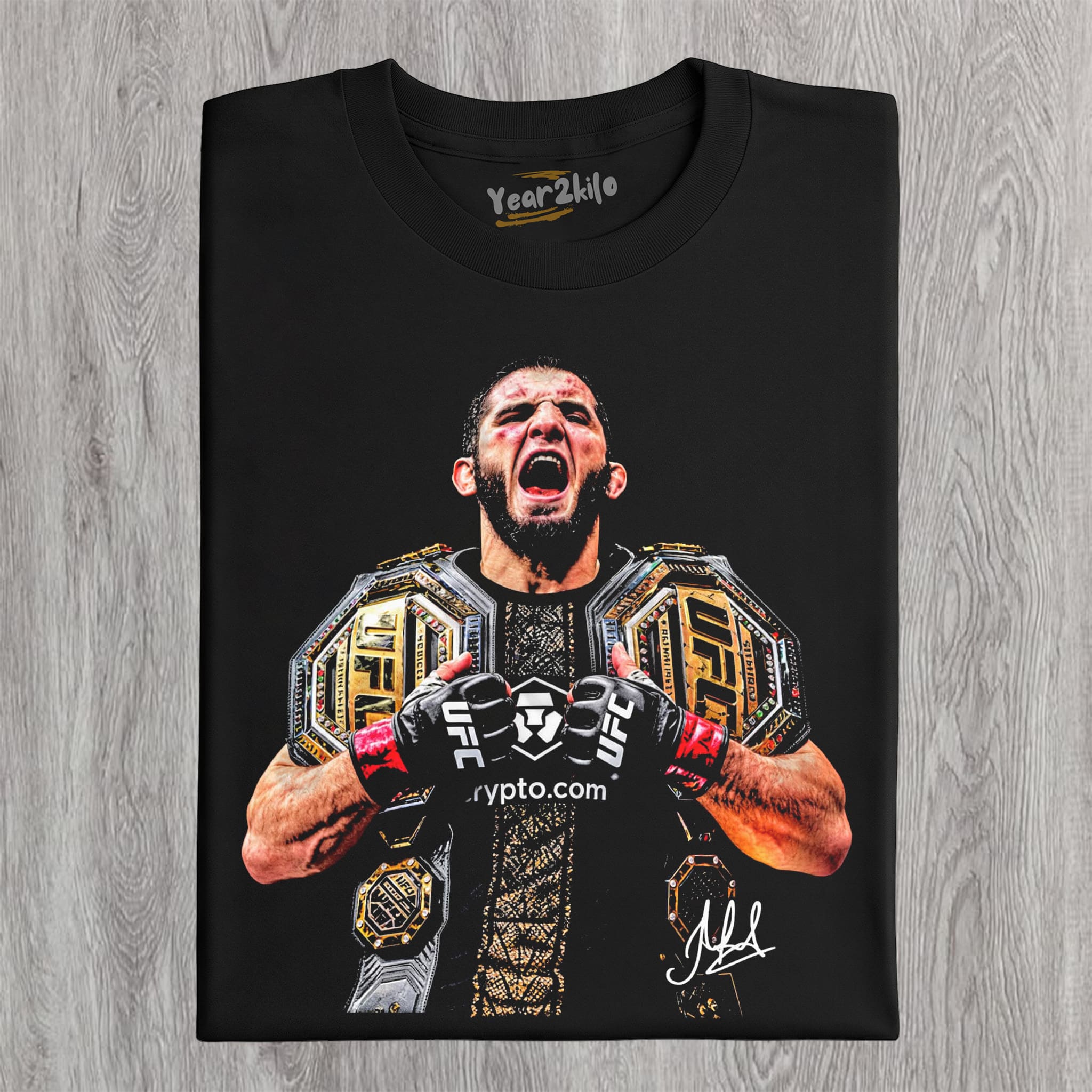 ISLAM MAKHACHEV - DOUBLE CHAMP TANK TOP & TEE & LONG SLEEVE & LAYERED LS & HOODIE