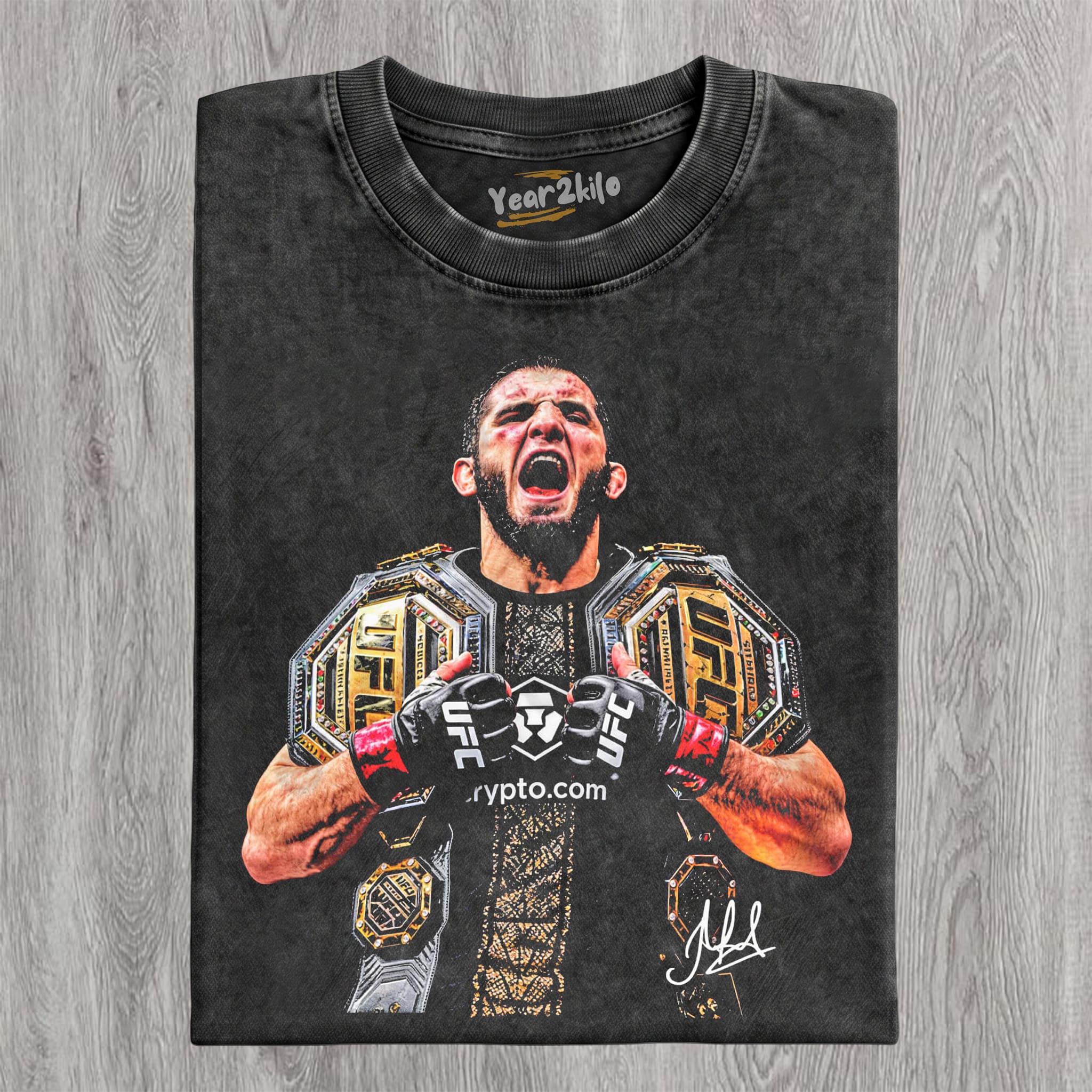 ISLAM MAKHACHEV - DOUBLE CHAMP TANK TOP & TEE & LONG SLEEVE & LAYERED LS & HOODIE