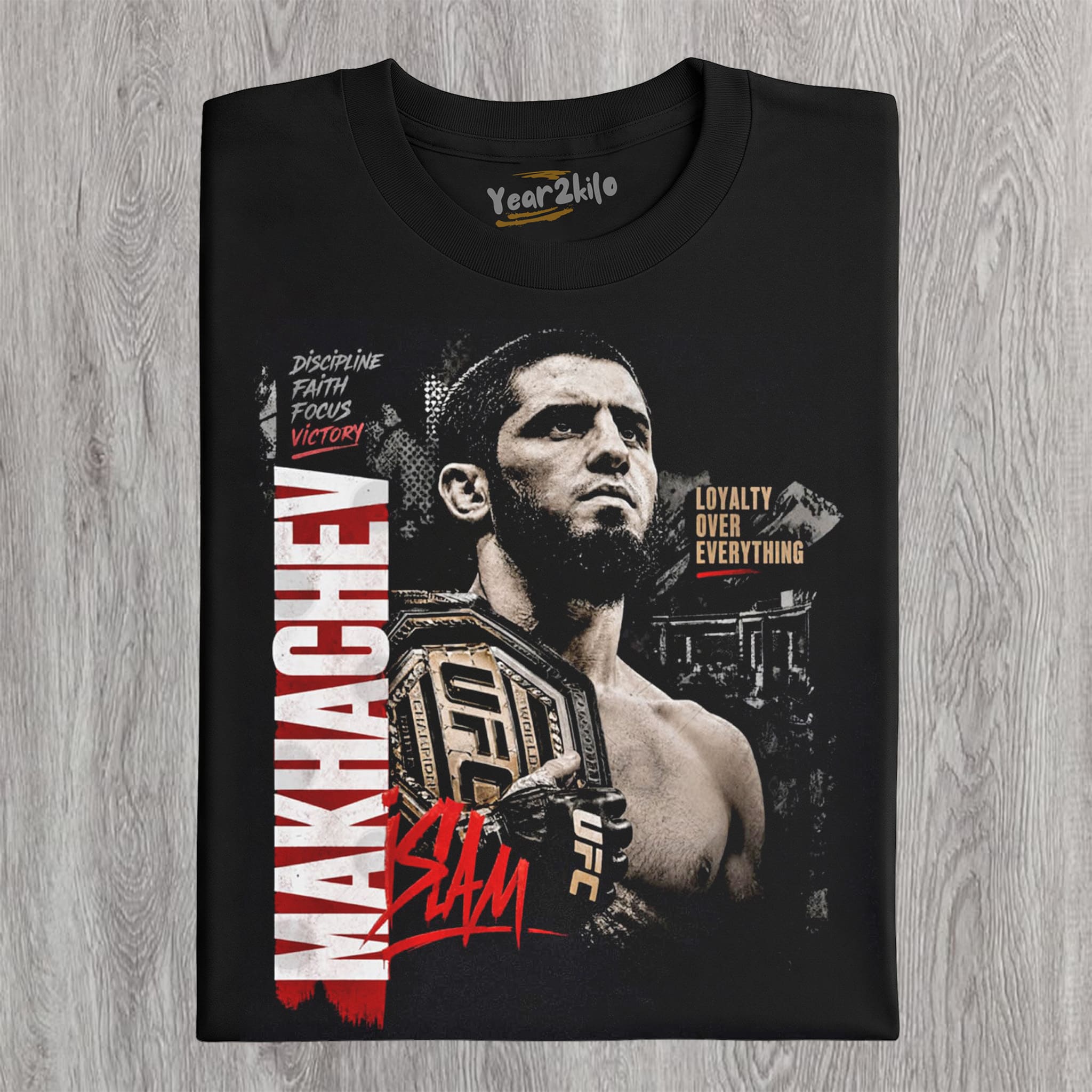 ISLAM MAKHACHEV - DOUBLE CHAMP V2 TANK TOP & TEE & LONG SLEEVE & LAYERED LS & HOODIE