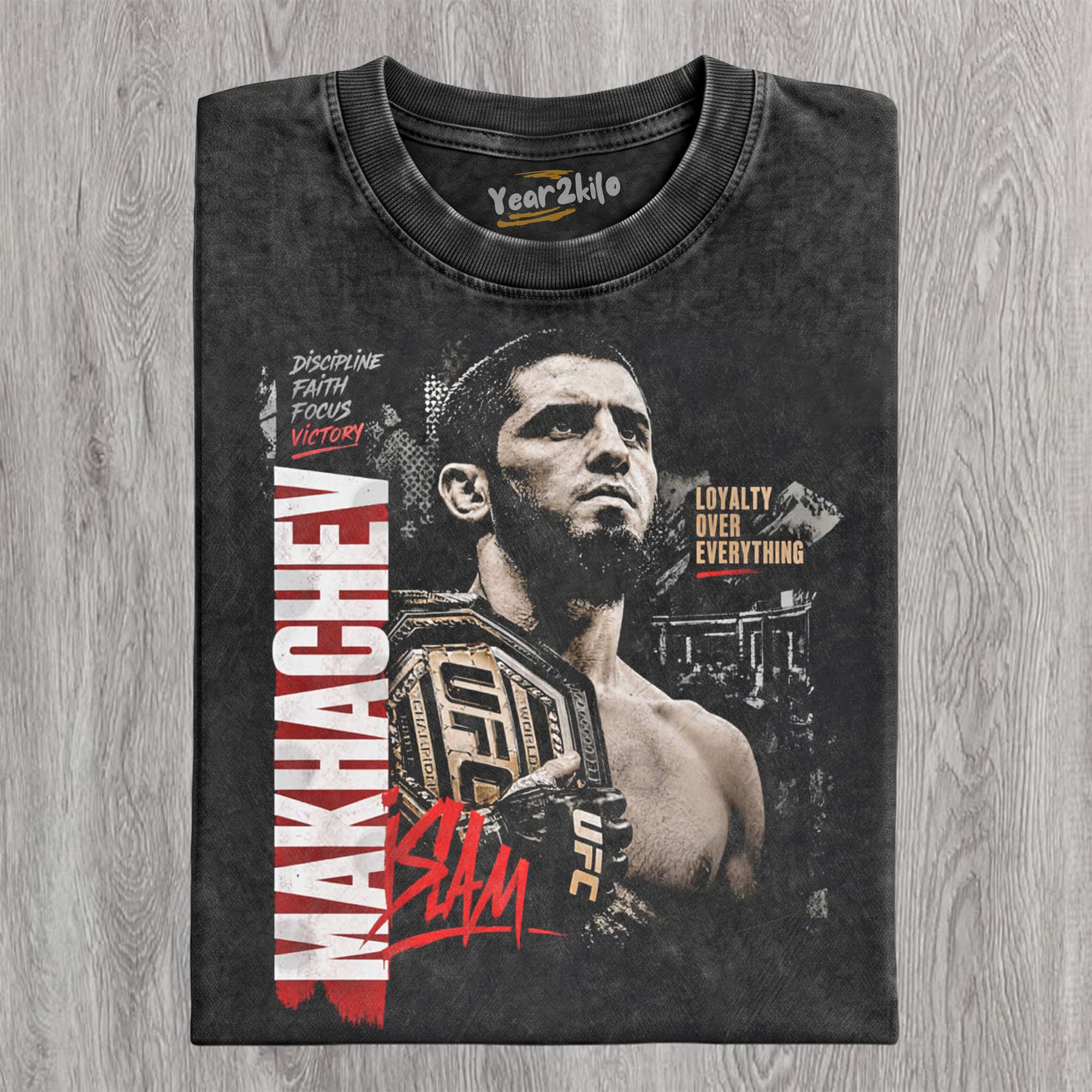 ISLAM MAKHACHEV - DOUBLE CHAMP V2 TANK TOP & TEE & LONG SLEEVE & LAYERED LS & HOODIE