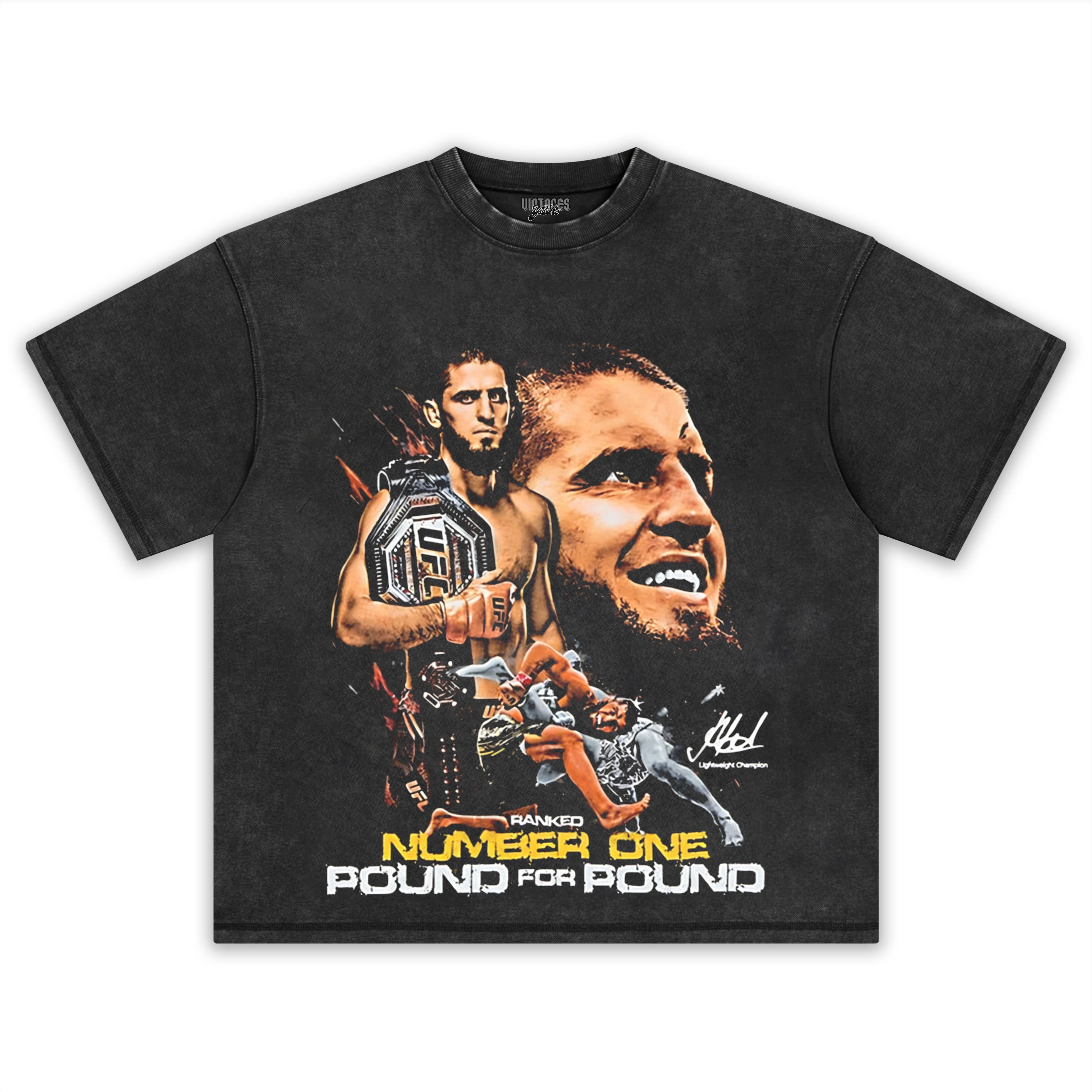 ISLAM MAKHACHEV NUMBER ONE POUND FOR POUND TEE & LS & HOODIE