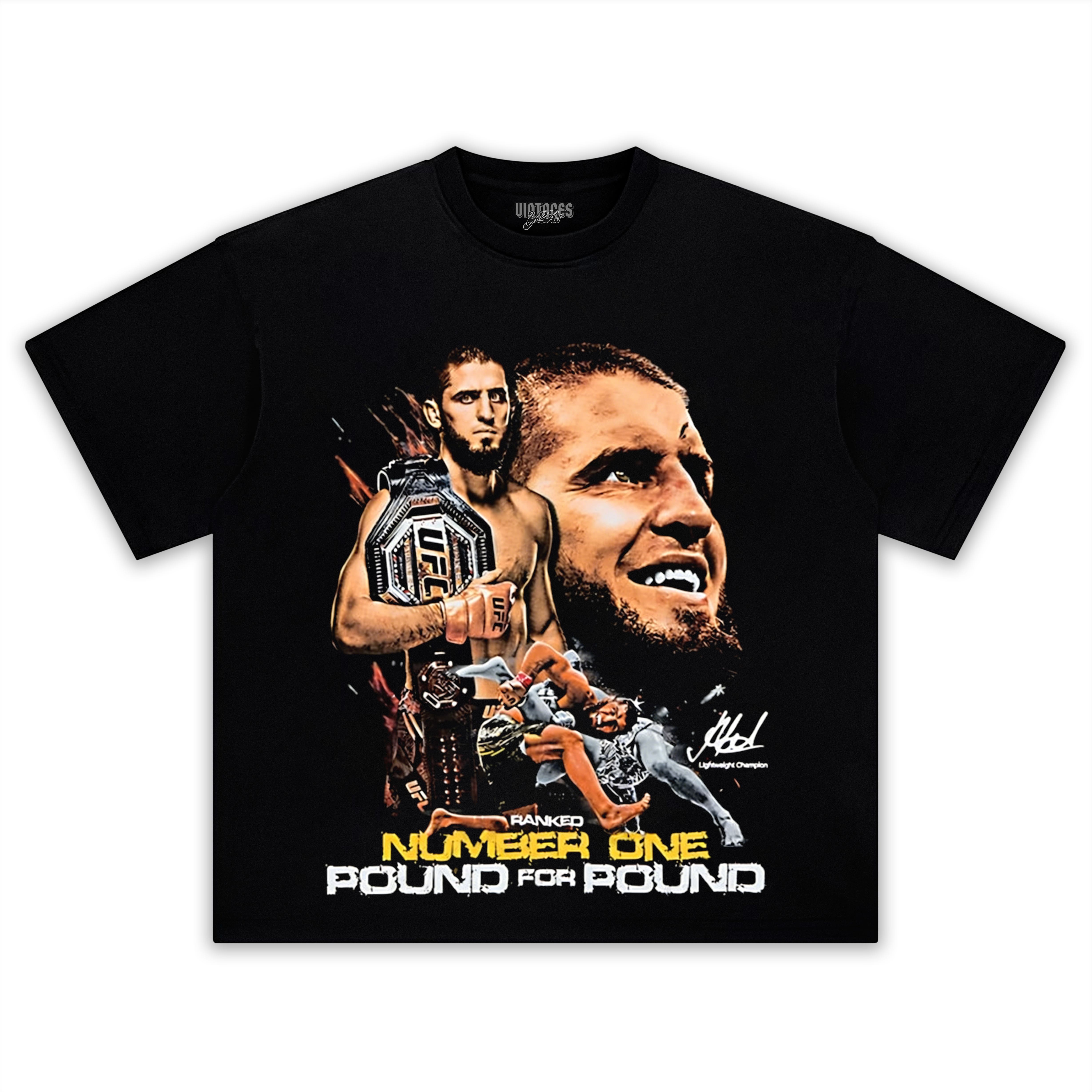ISLAM MAKHACHEV NUMBER ONE POUND FOR POUND TEE & LS & HOODIE