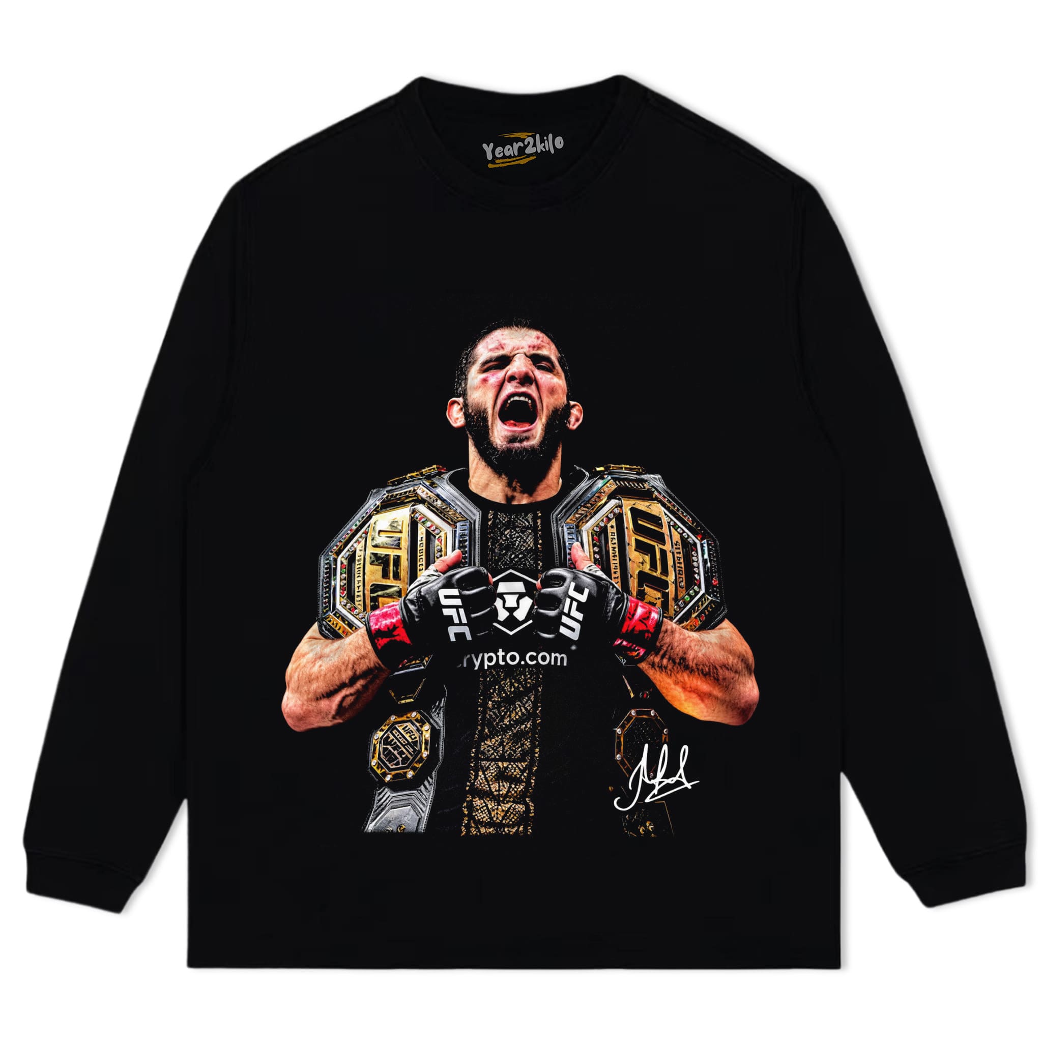 ISLAM MAKHACHEV - DOUBLE CHAMP TANK TOP & TEE & LONG SLEEVE & LAYERED LS & HOODIE
