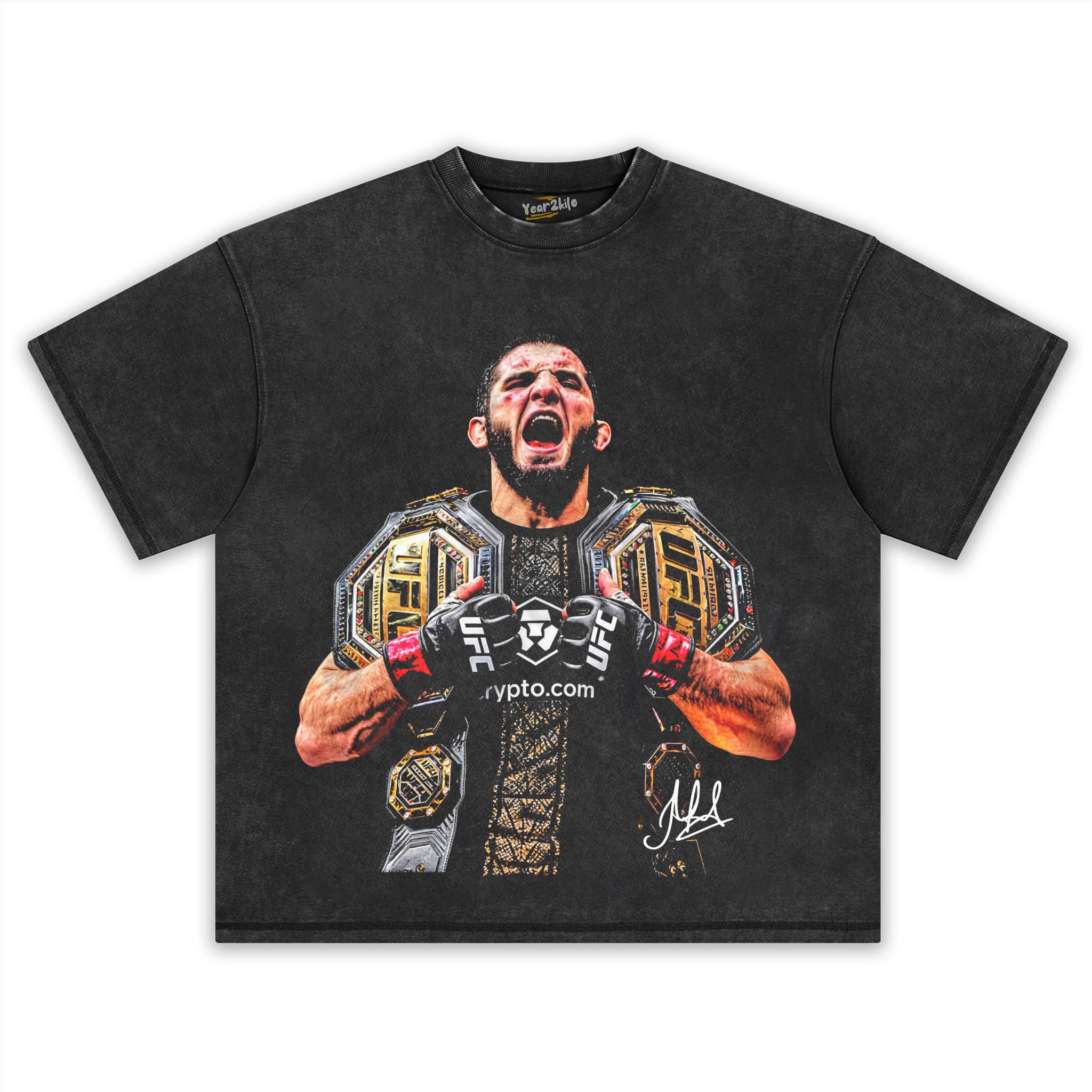 ISLAM MAKHACHEV - DOUBLE CHAMP TANK TOP & TEE & LONG SLEEVE & LAYERED LS & HOODIE