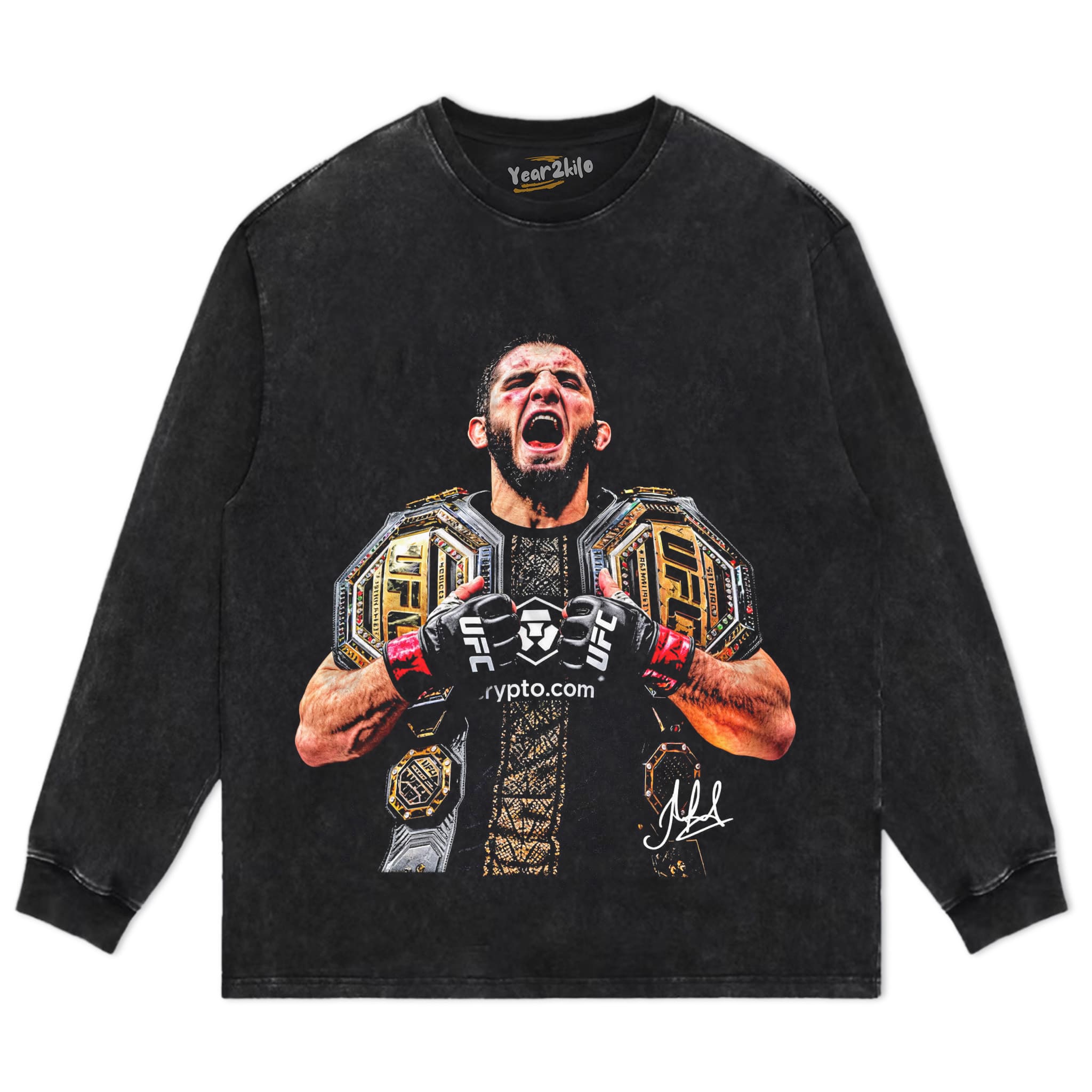 ISLAM MAKHACHEV - DOUBLE CHAMP TANK TOP & TEE & LONG SLEEVE & LAYERED LS & HOODIE