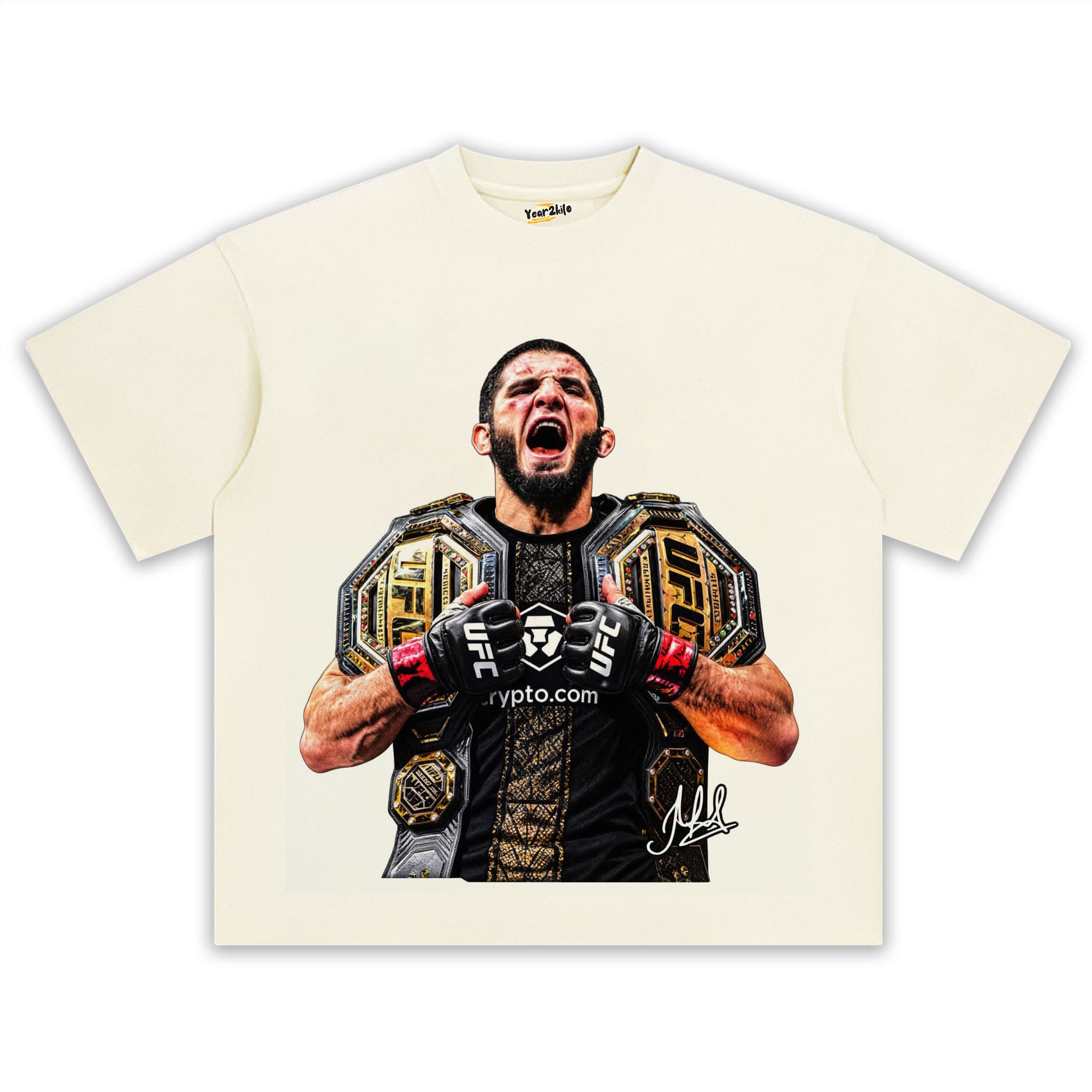 ISLAM MAKHACHEV - DOUBLE CHAMP TANK TOP & TEE & LONG SLEEVE & LAYERED LS & HOODIE