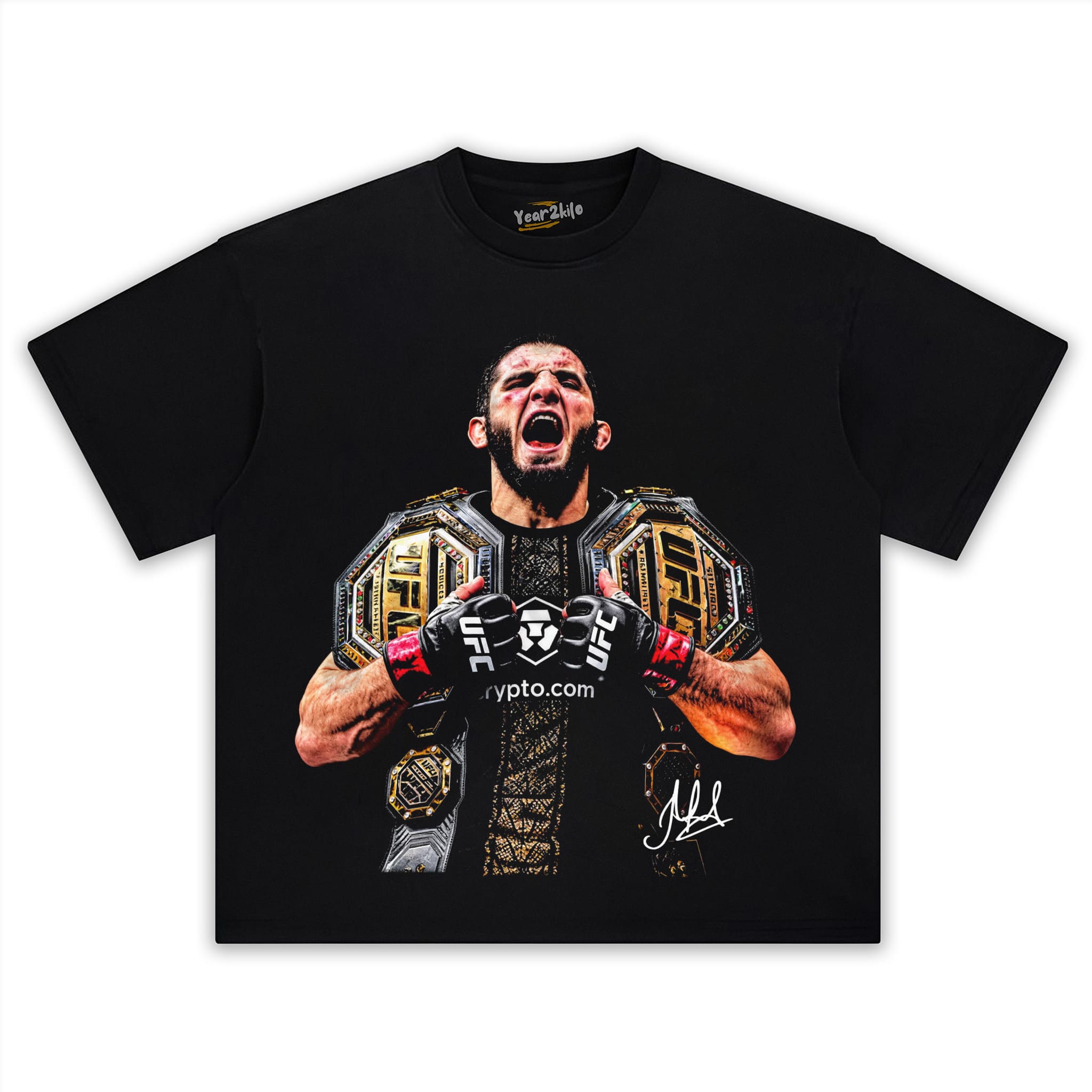 ISLAM MAKHACHEV - DOUBLE CHAMP TANK TOP & TEE & LONG SLEEVE & LAYERED LS & HOODIE