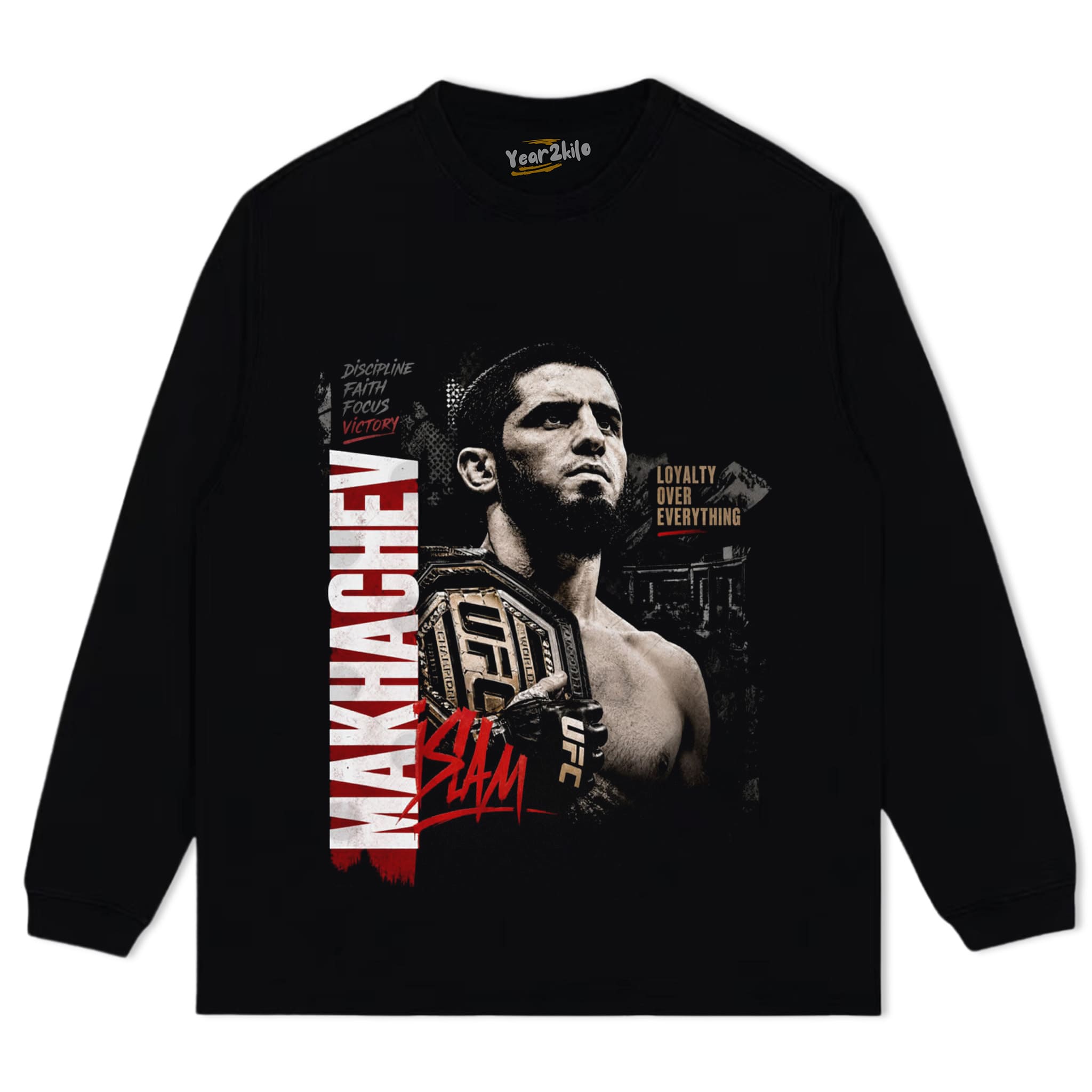 ISLAM MAKHACHEV - DOUBLE CHAMP V2 TANK TOP & TEE & LONG SLEEVE & LAYERED LS & HOODIE