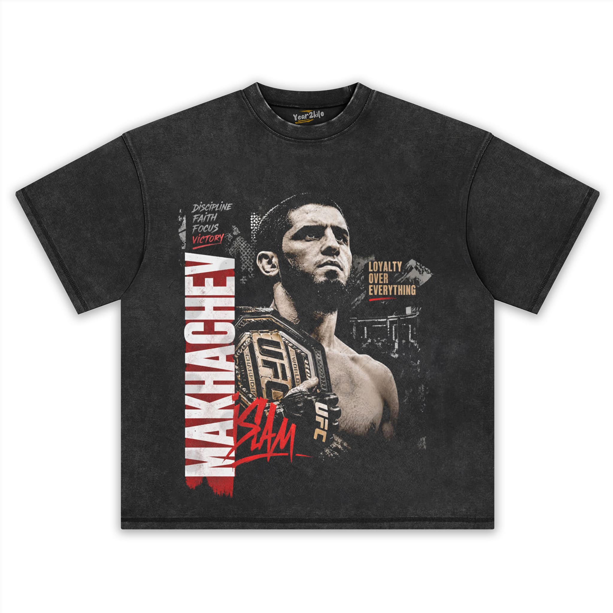 ISLAM MAKHACHEV - DOUBLE CHAMP V2 TANK TOP & TEE & LONG SLEEVE & LAYERED LS & HOODIE