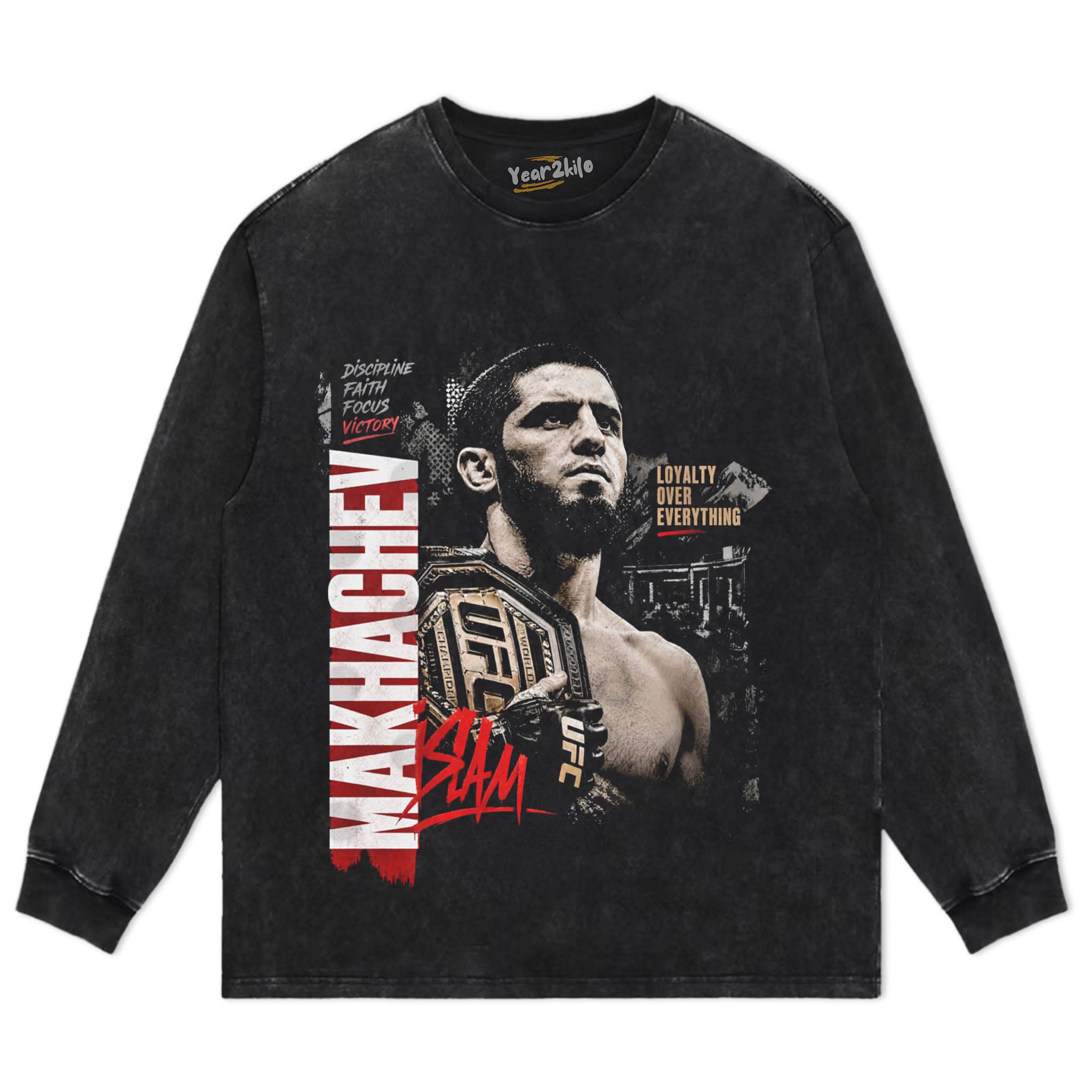ISLAM MAKHACHEV - DOUBLE CHAMP V2 TANK TOP & TEE & LONG SLEEVE & LAYERED LS & HOODIE