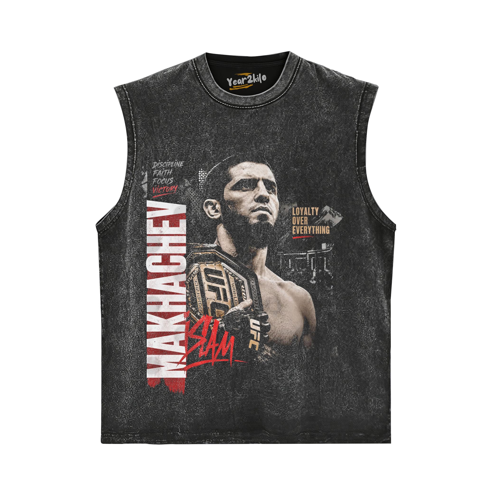 ISLAM MAKHACHEV - DOUBLE CHAMP V2 TANK TOP & TEE & LONG SLEEVE & LAYERED LS & HOODIE