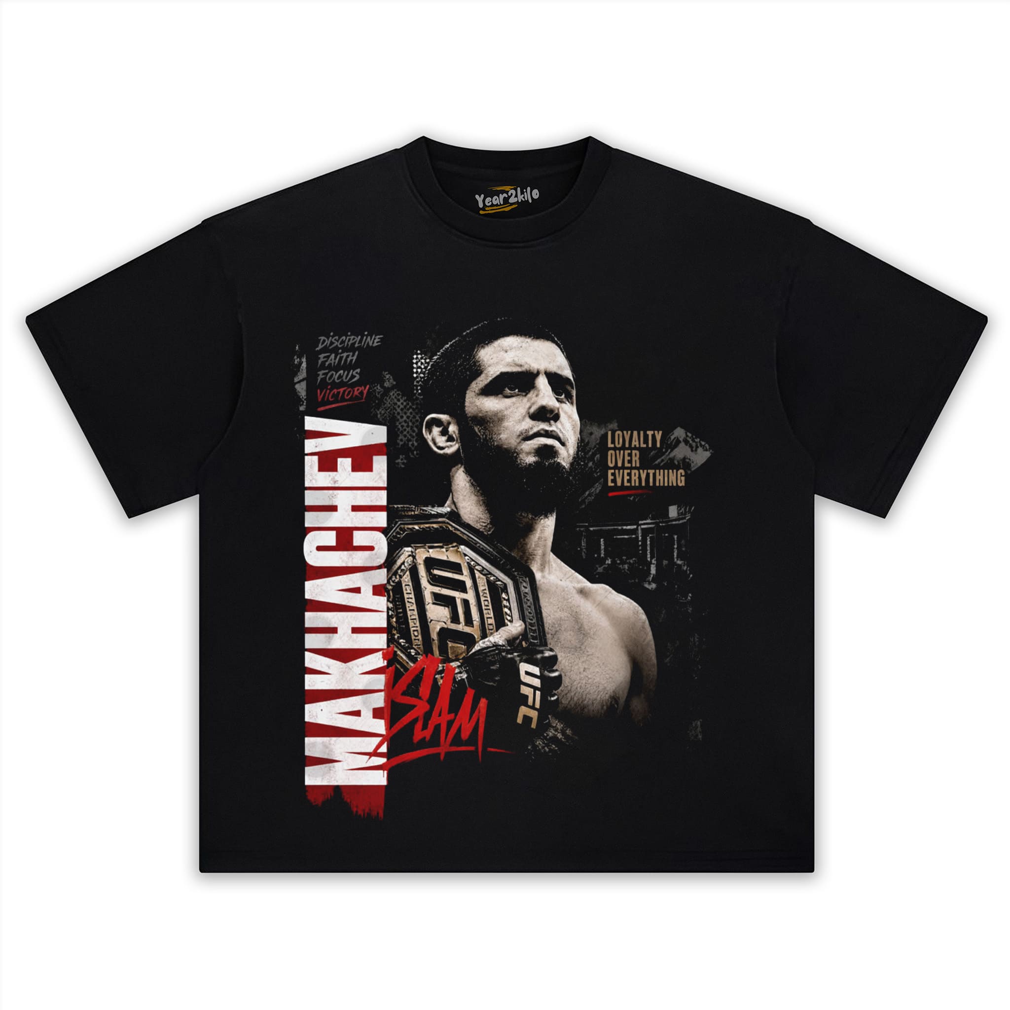 ISLAM MAKHACHEV - DOUBLE CHAMP V2 TANK TOP & TEE & LONG SLEEVE & LAYERED LS & HOODIE