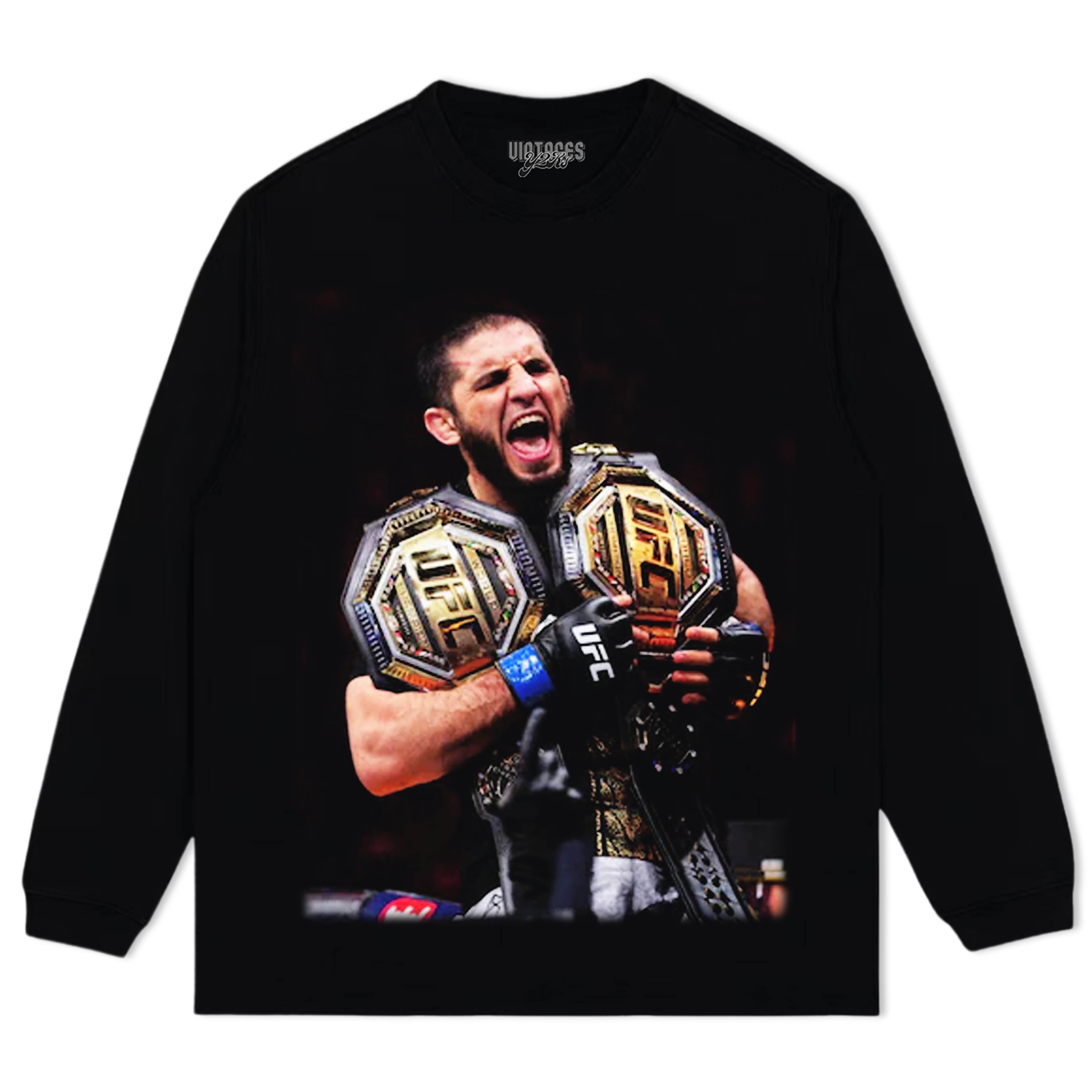 ISLAM MAKHACHEV DOUBLE CHAMP TEE & LS & HOODIE