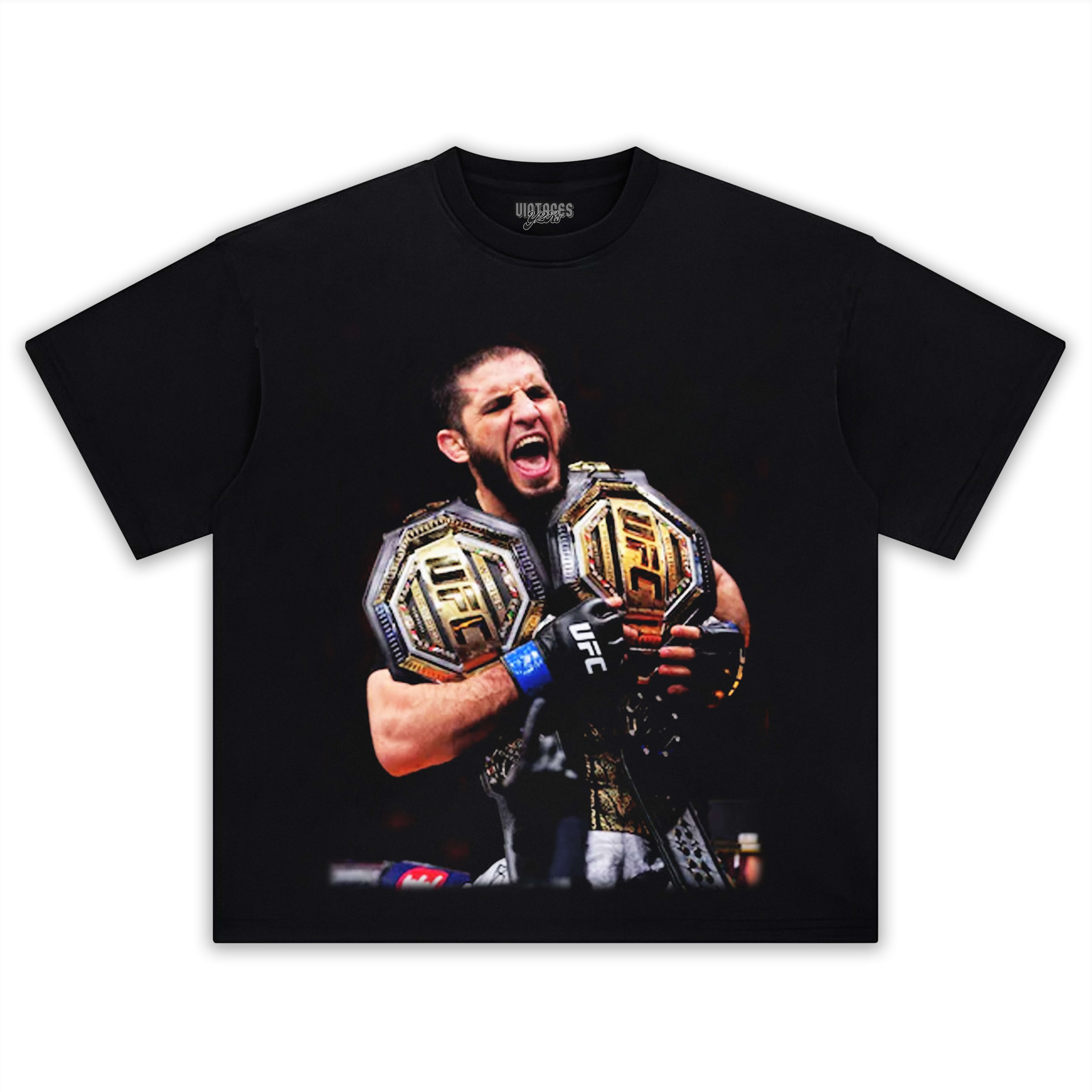 ISLAM MAKHACHEV DOUBLE CHAMP TEE & LS & HOODIE