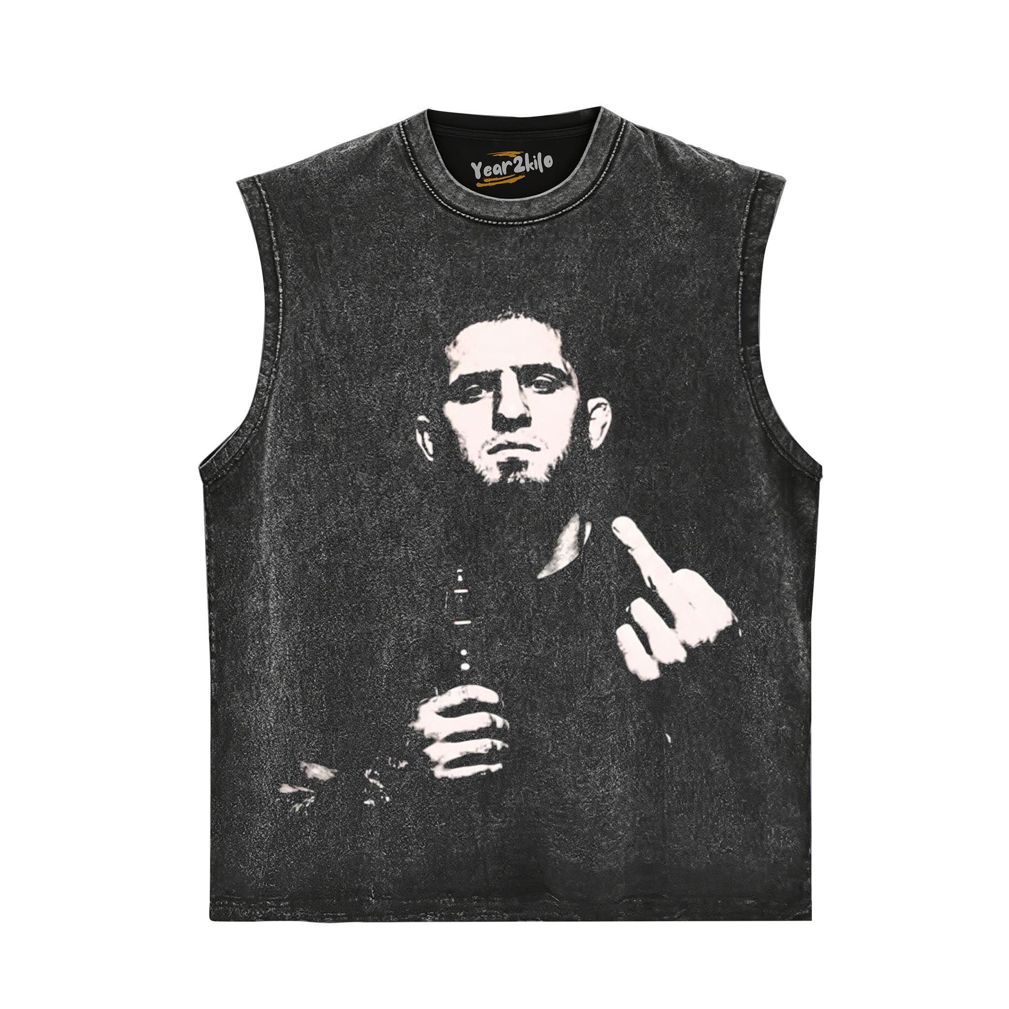 ISLAM MAKHACHEV MIDDLE FINGER VINTAGE TANK TOP & TEE & LONG SLEEVE & LAYERED LS & HOODIE