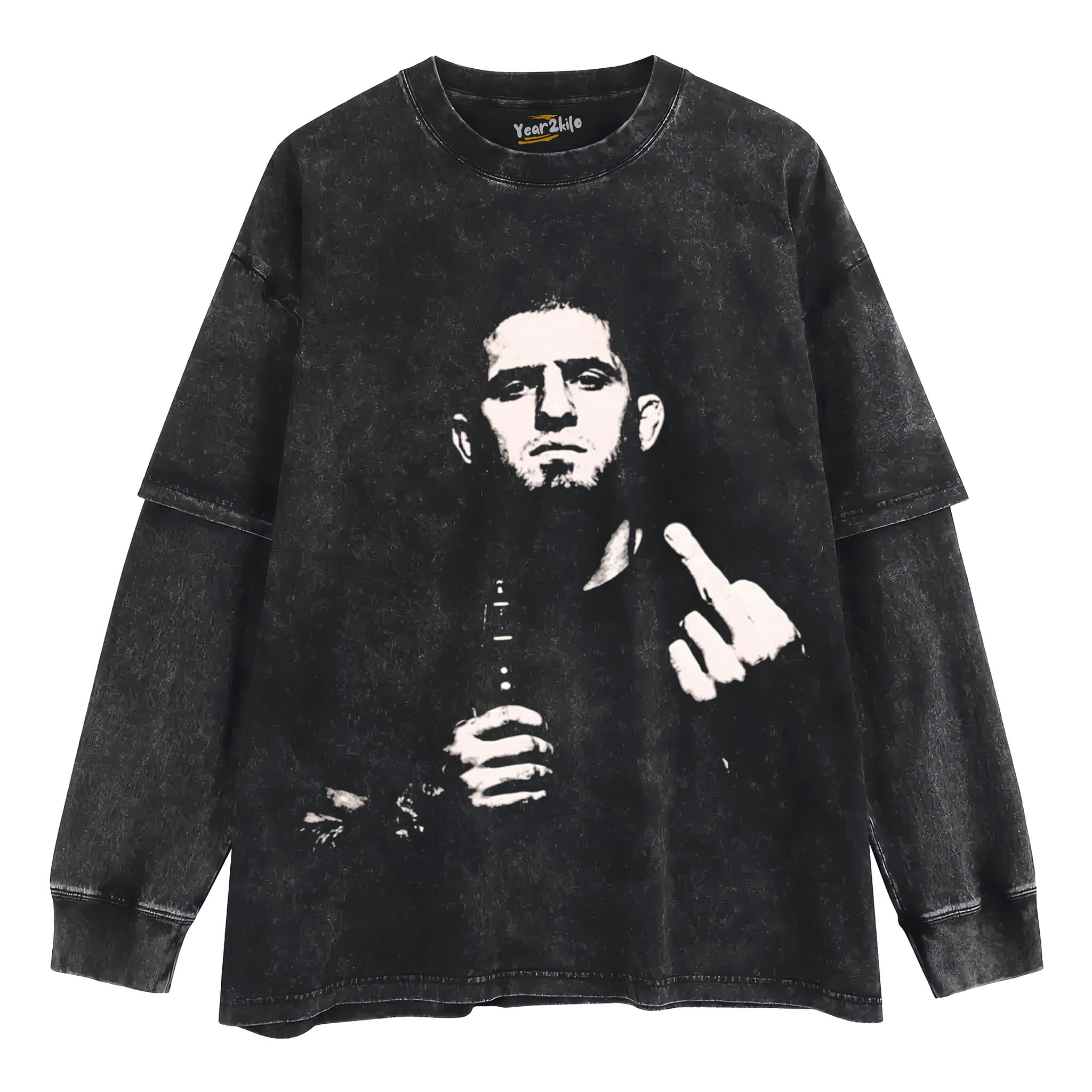 ISLAM MAKHACHEV MIDDLE FINGER VINTAGE TANK TOP & TEE & LONG SLEEVE & LAYERED LS & HOODIE