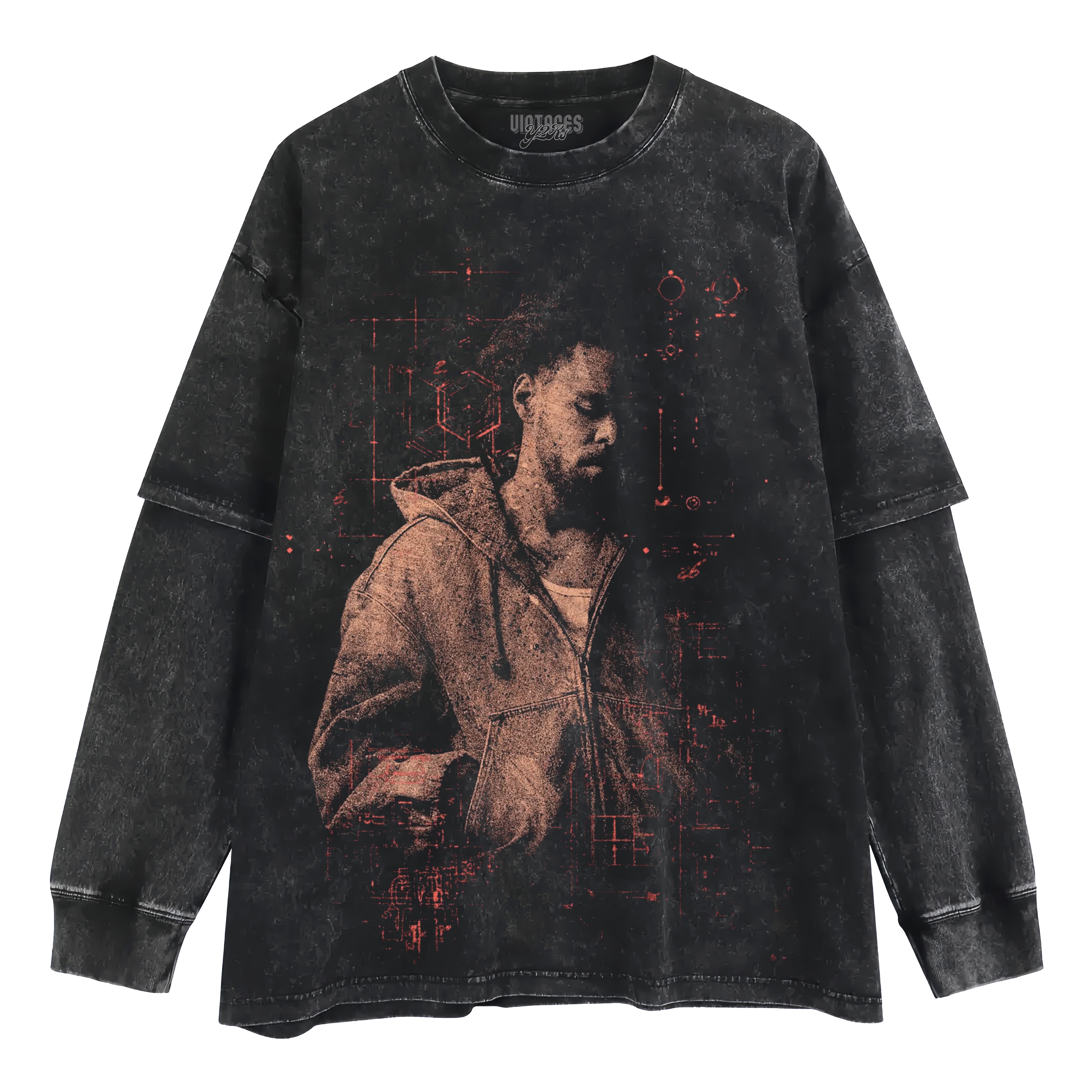J. COLE - THE FALL OFF LAYERED LONG SLEEVE