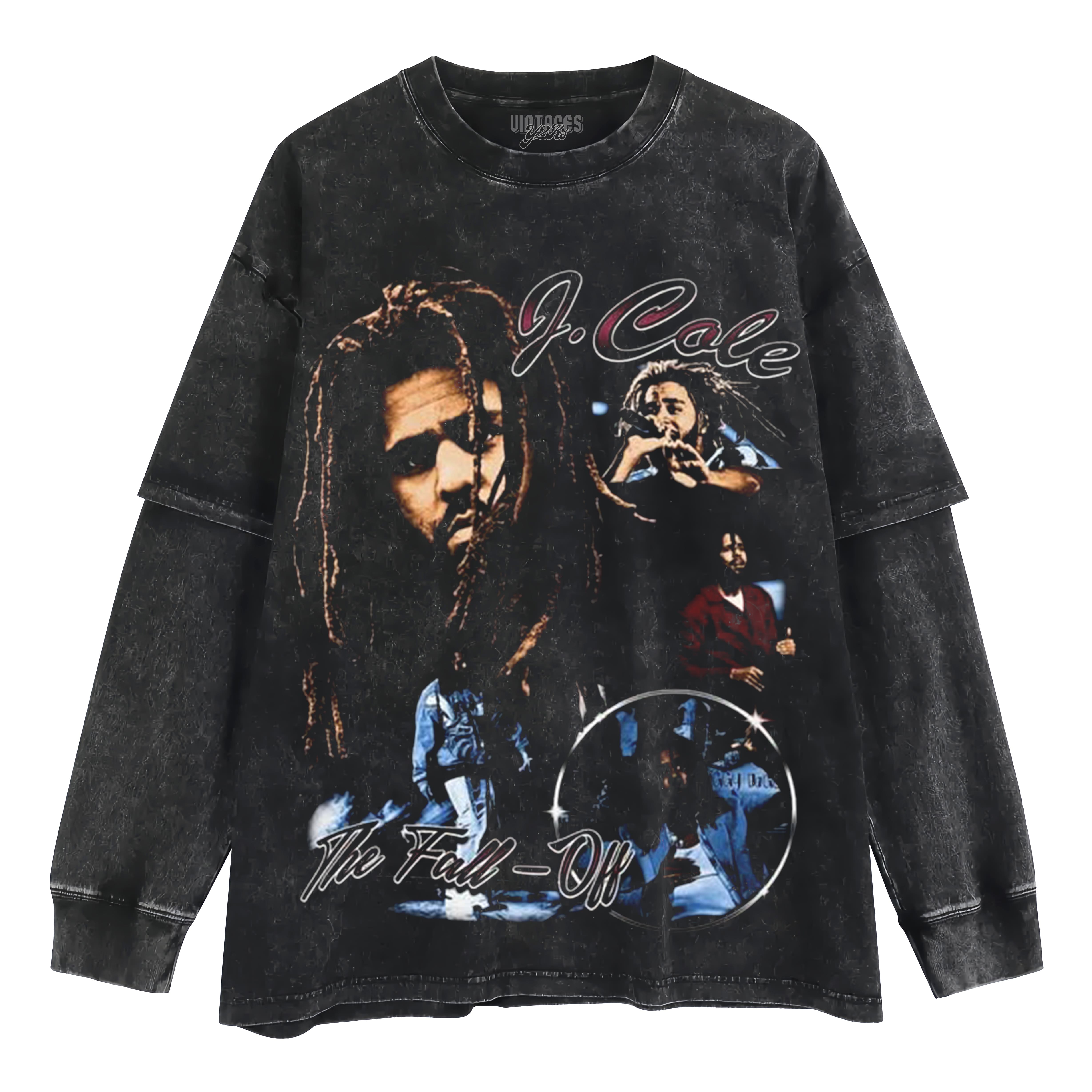 J. COLE - THE FALL OFF LAYERED LONG SLEEVE