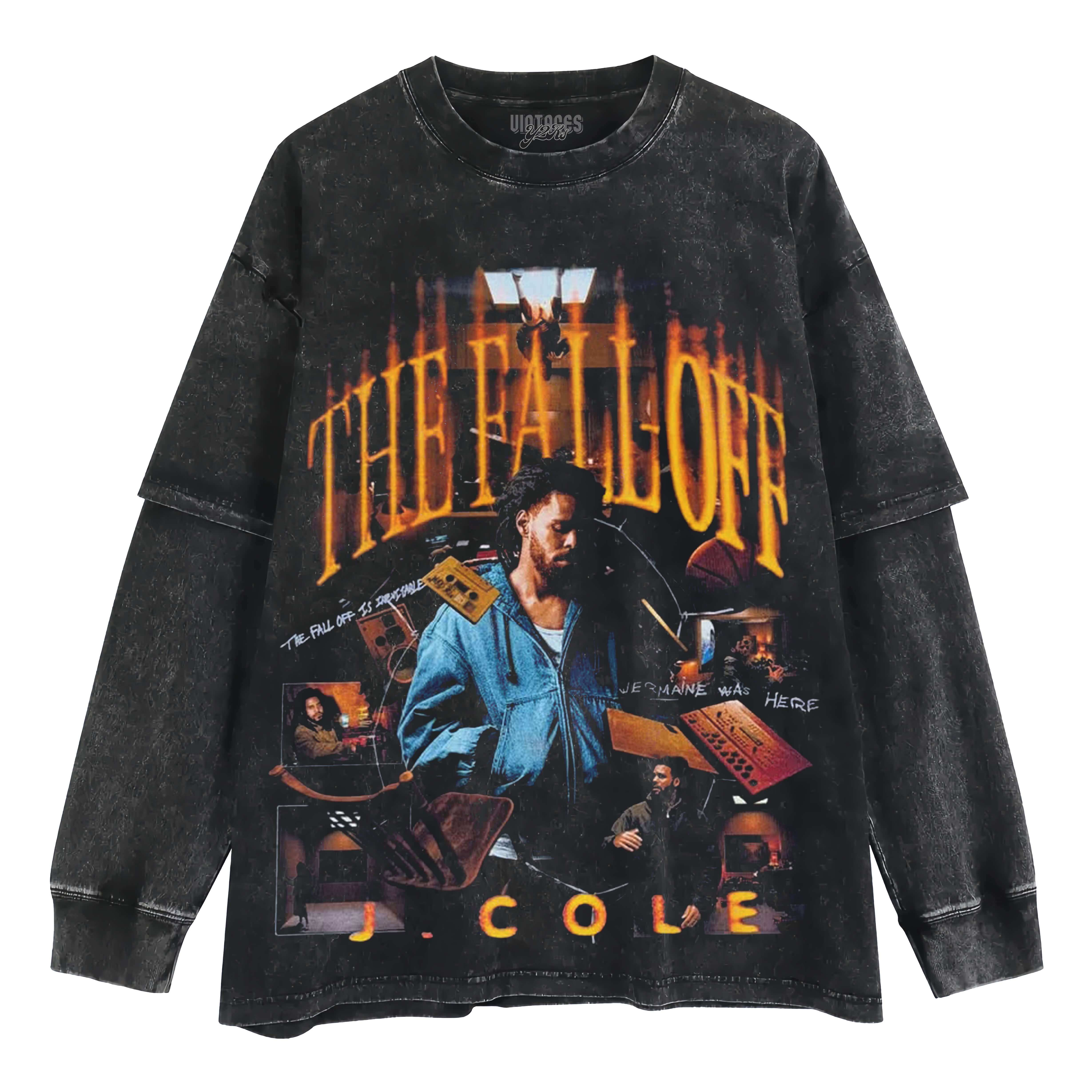 J. COLE - THE FALL OFF NEW LAYERED LONG SLEEVE
