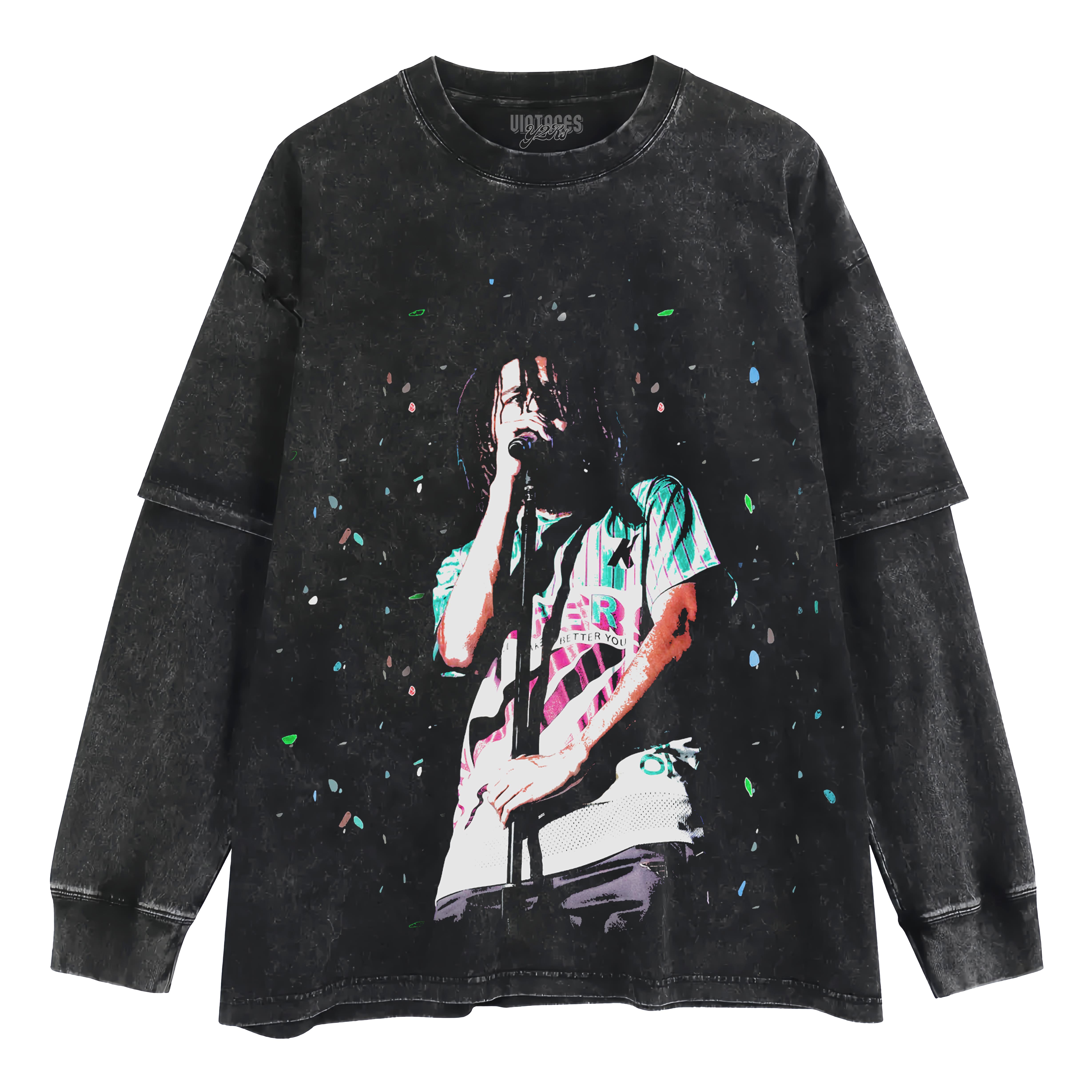J. COLE CONFETTI LAYERED LONG SLEEVE