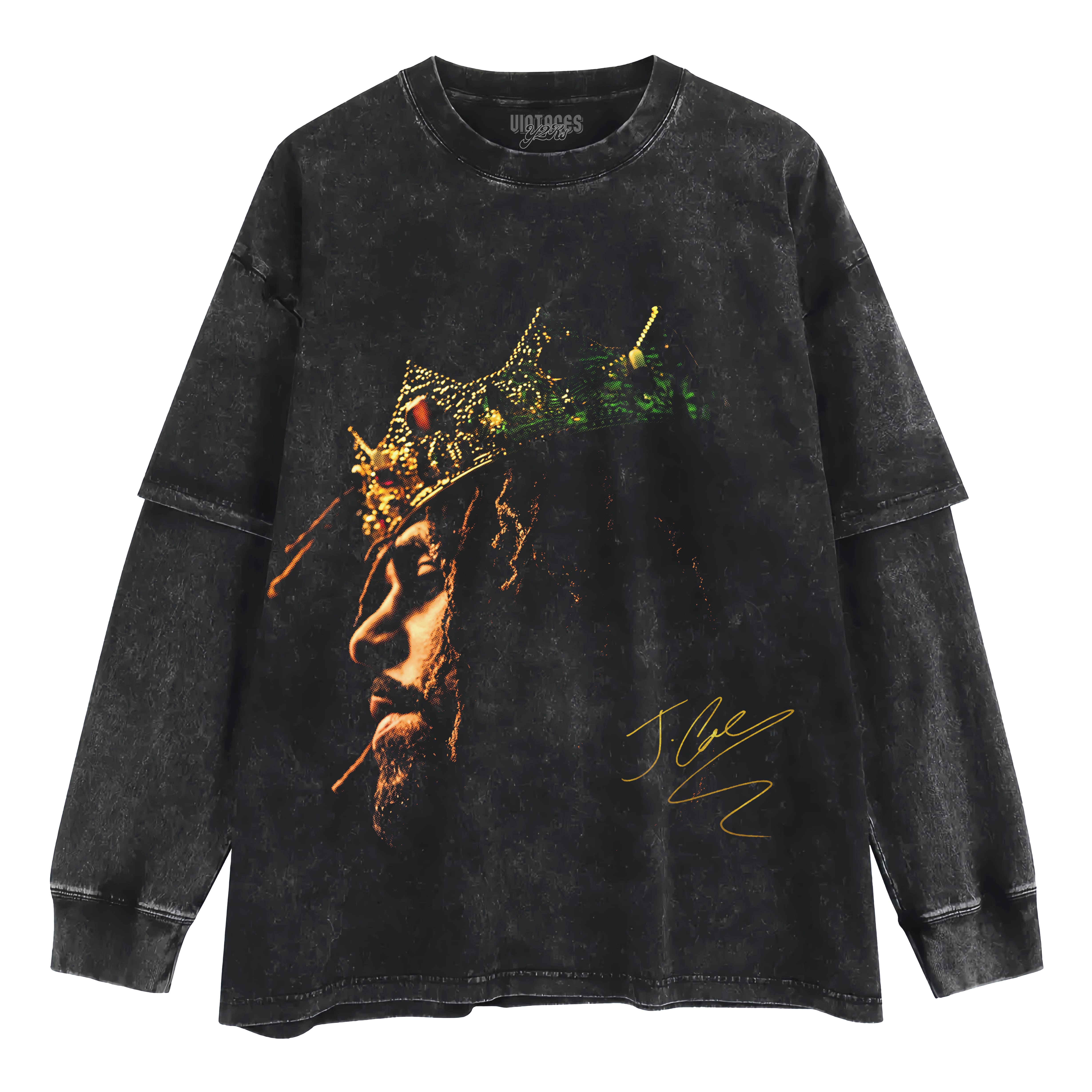 J. COLE CROWN FACE LAYERED LONG SLEEVE