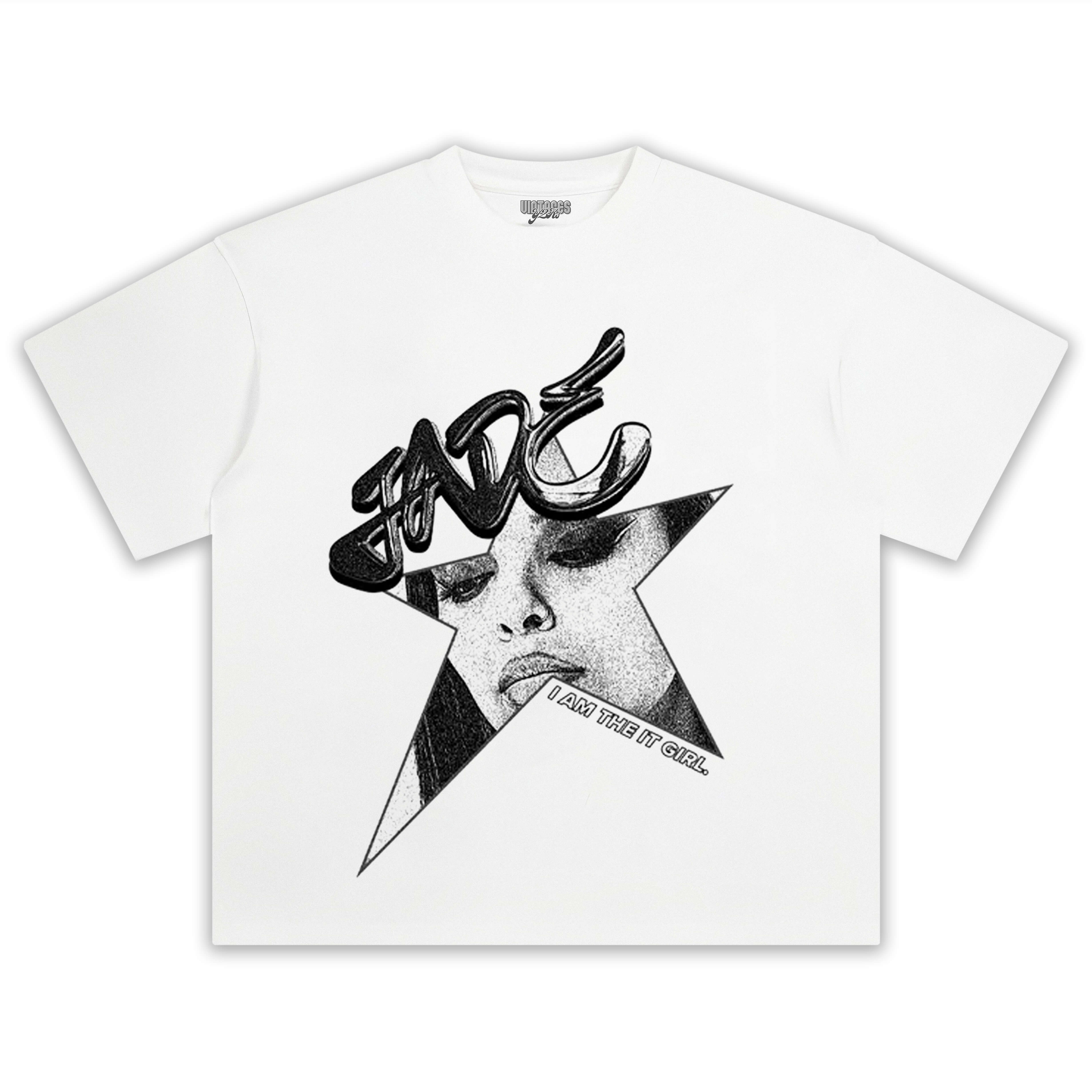 JADE IT GIRL STAR RINGER TEE & LS