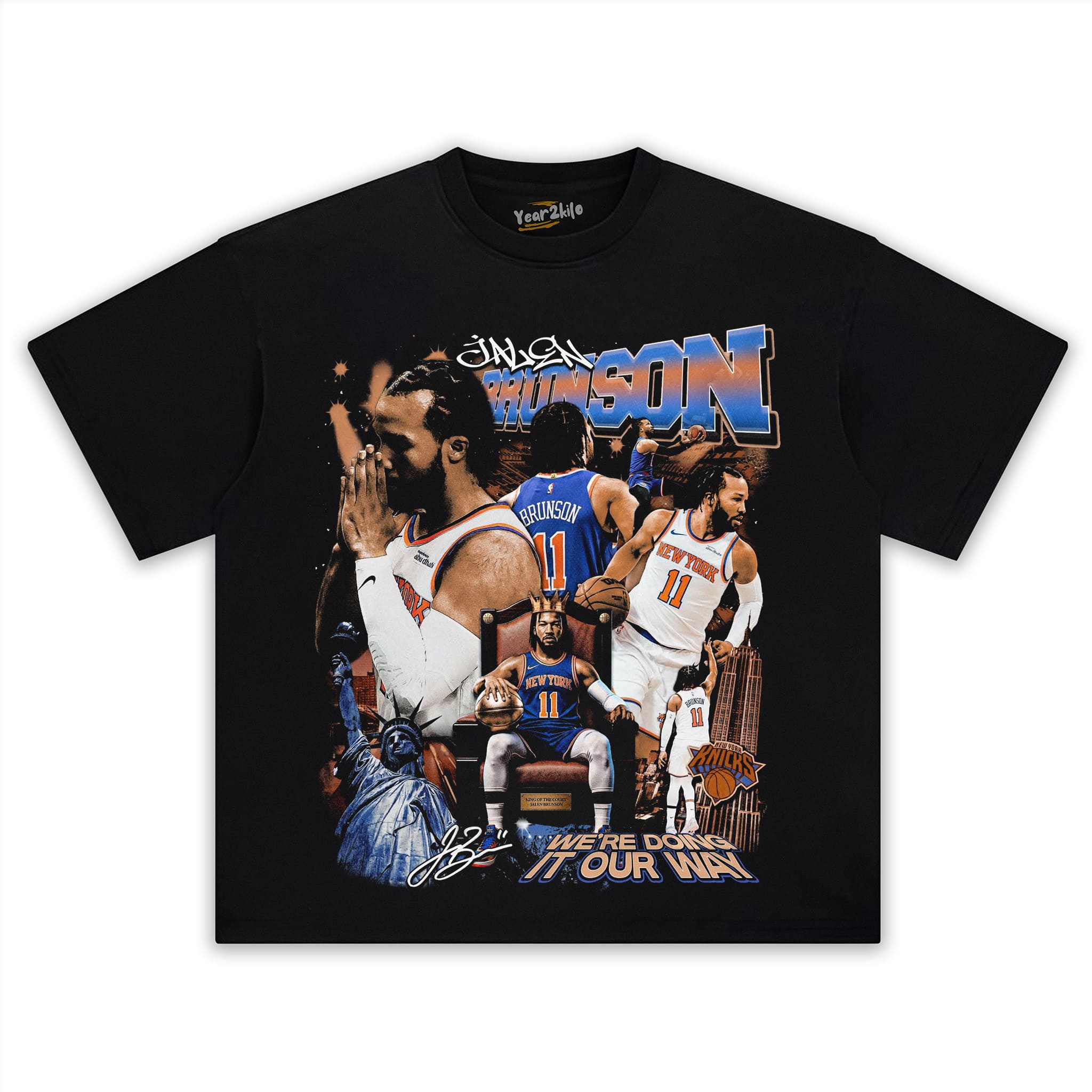 JALEN BRUNSON - NEW YORK CHAMPION 2026 TANK TOP & TEE & LONG SLEEVE & LAYERED LS & HOODIE