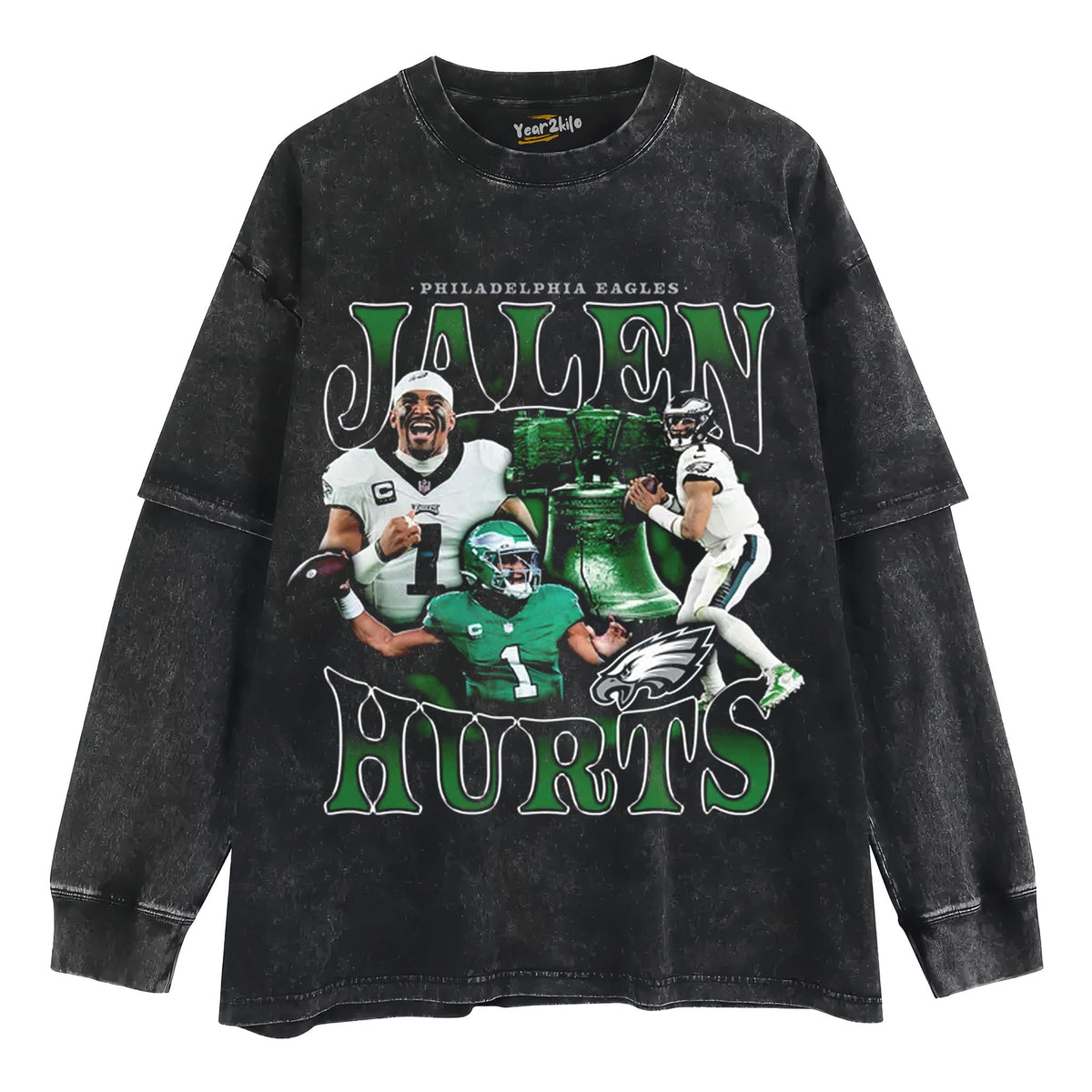 JALEN HURTS NEW TEE TANK TOP & TEE & LONG SLEEVE & LAYERED LS & HOODIE