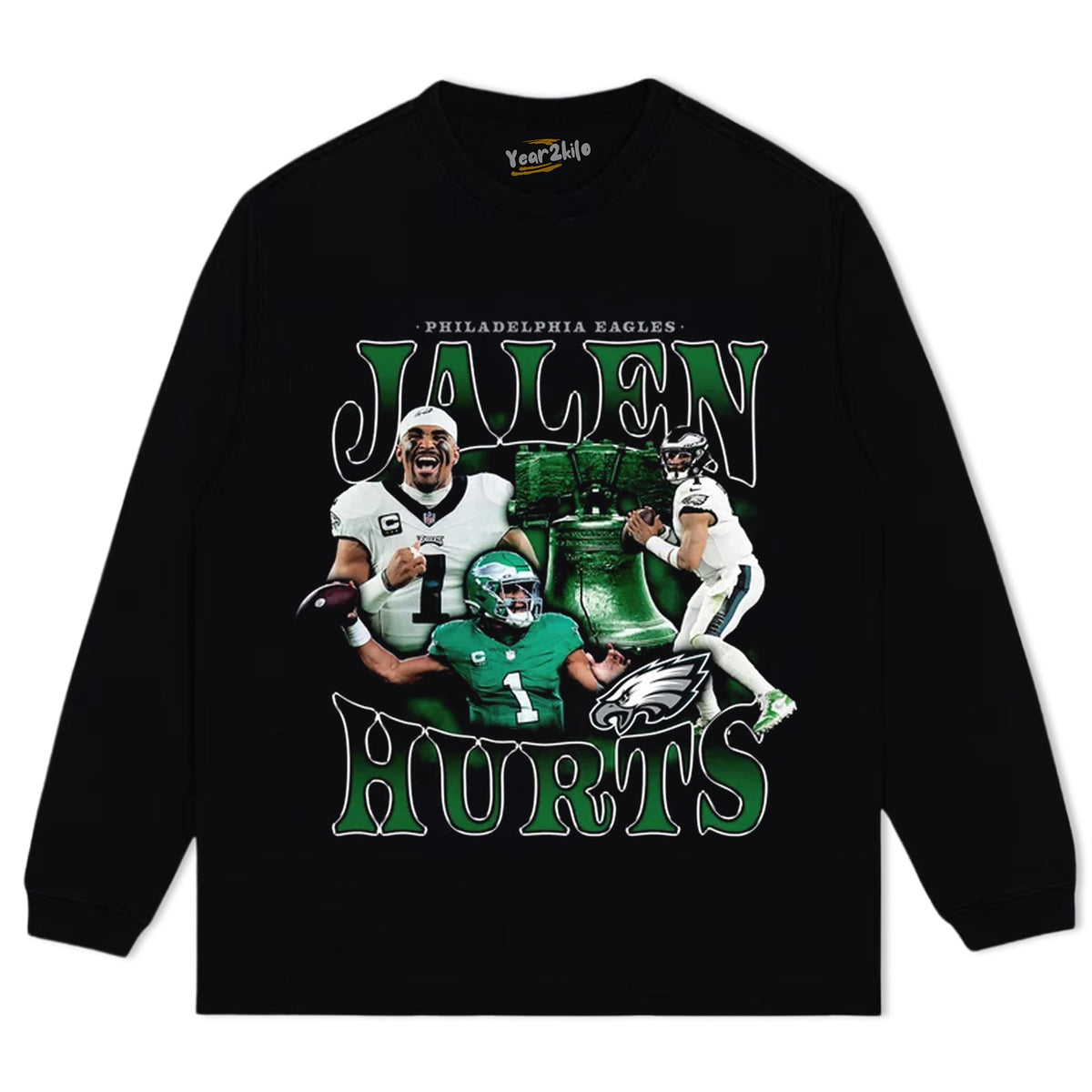JALEN HURTS NEW TEE TANK TOP & TEE & LONG SLEEVE & LAYERED LS & HOODIE