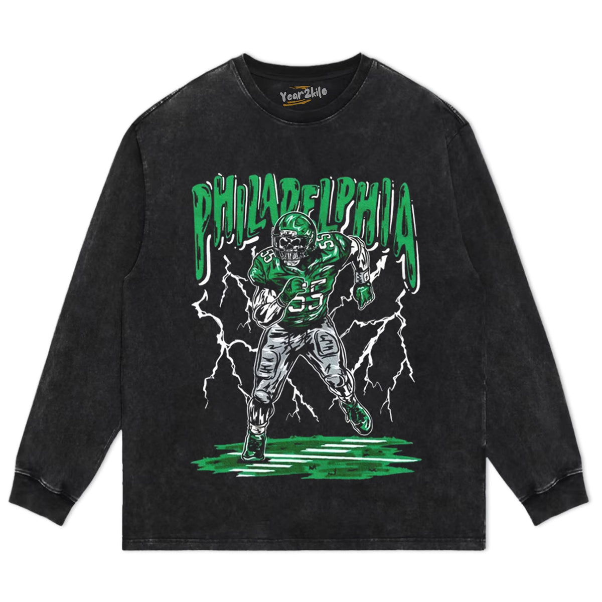JALEN HURTS SKELETON  TEE TANK TOP & TEE & LONG SLEEVE & LAYERED LS & HOODIE