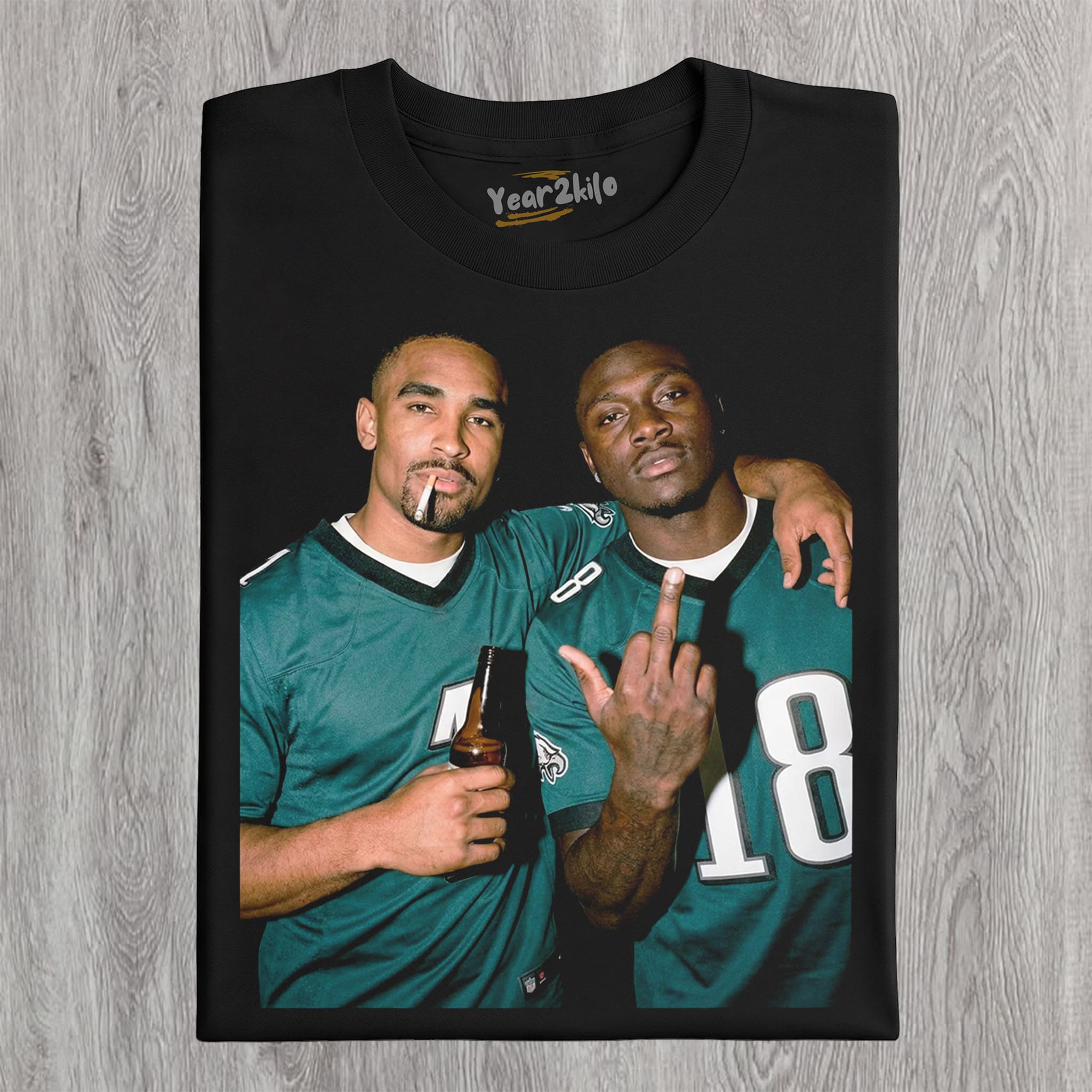 JALEN HURTS & A.J. BROWN FOOTBALL TANK TOP & TEE & LONG SLEEVE & LAYERED LS & HOODIE