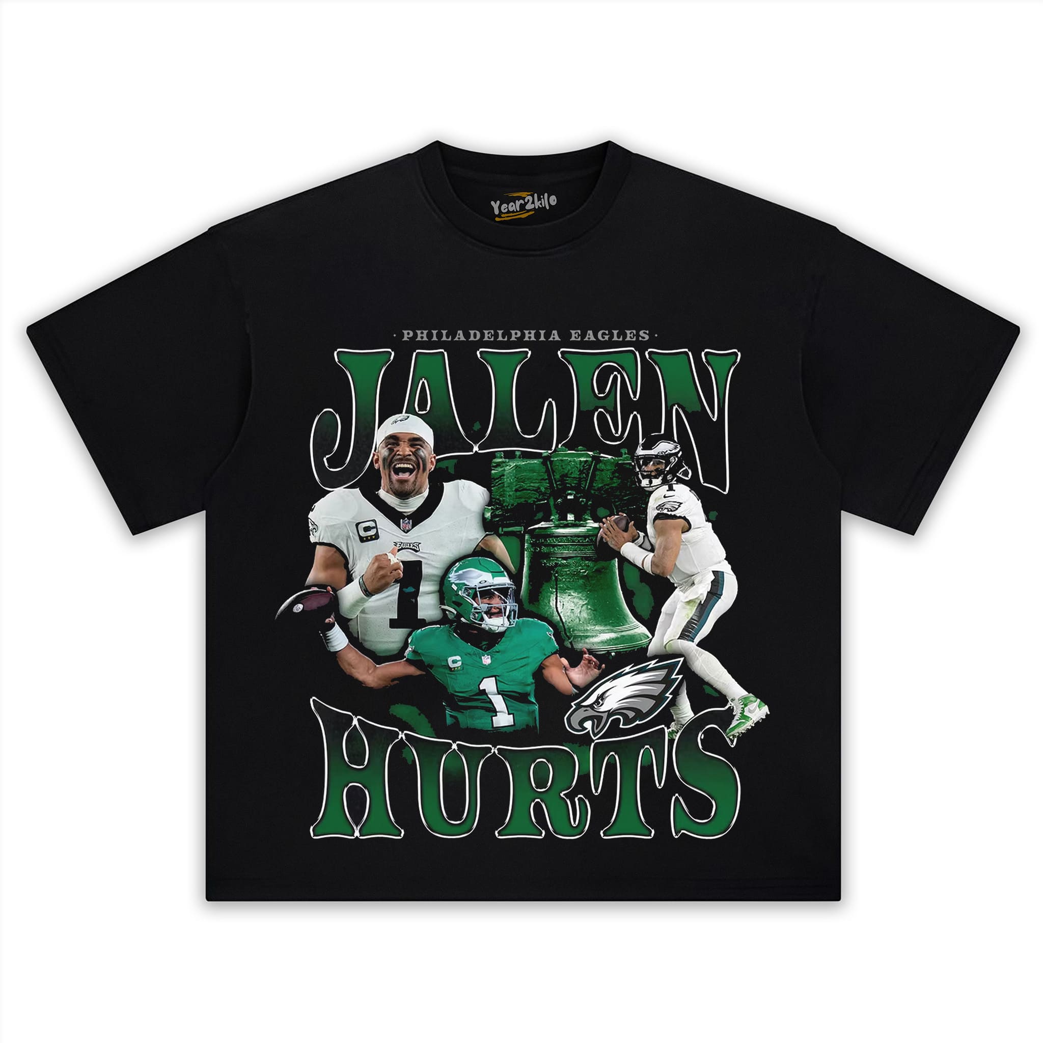 JALEN HURTS FOOTBALL FUNNY TANK TOP & TEE & LONG SLEEVE & LAYERED LS & HOODIE