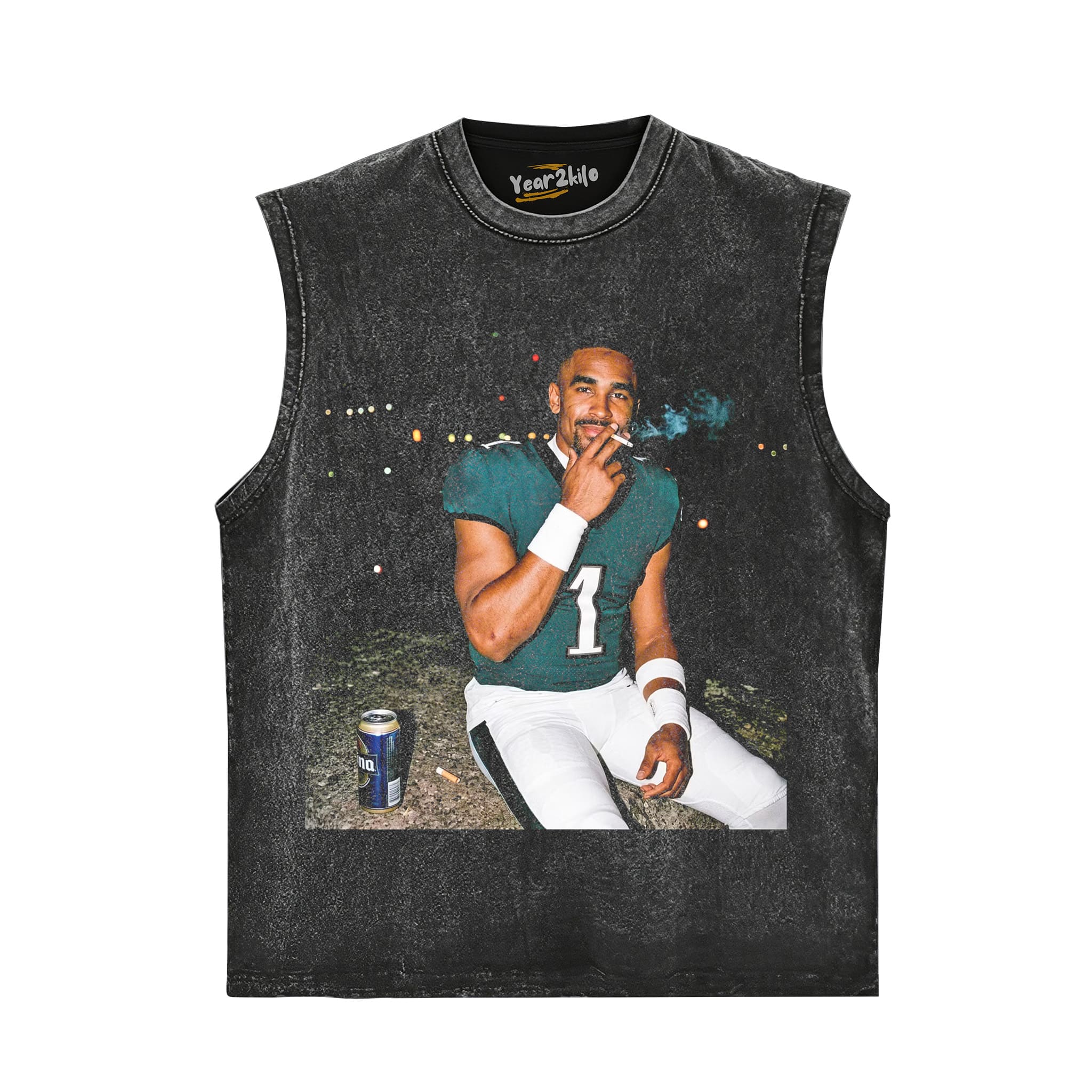 JALEN HURTS FOOTBALL FUNNY V2 TANK TOP & TEE & LONG SLEEVE & LAYERED LS & HOODIE